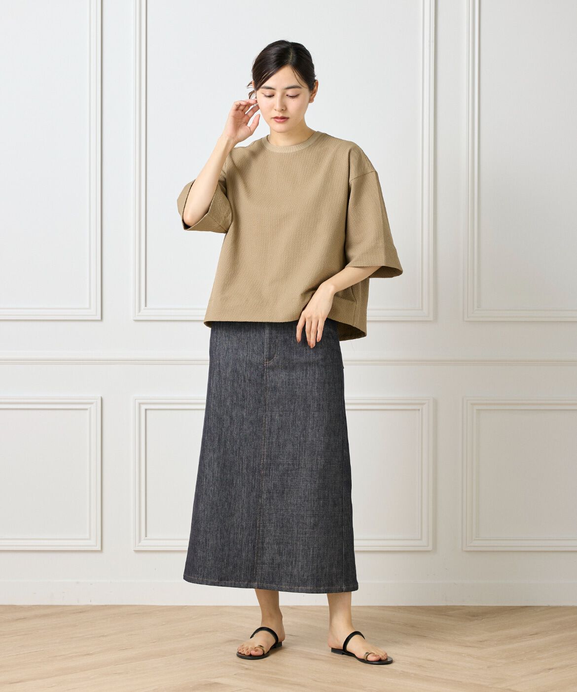 DAY by DAY it&rsquo;s international「バックタックＴブラウス《グランサッカー》」|シャツ・ブラウス|