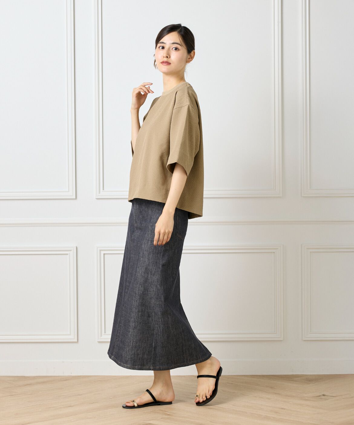 DAY by DAY it&rsquo;s international「バックタックＴブラウス《グランサッカー》」|シャツ・ブラウス|