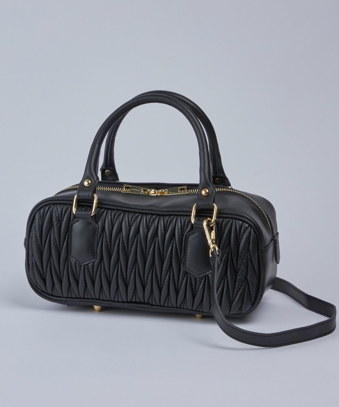 FAVORITE SUKINAMONO「ギャザーボストンバッグ《MARLON》」|ボストンバッグ|