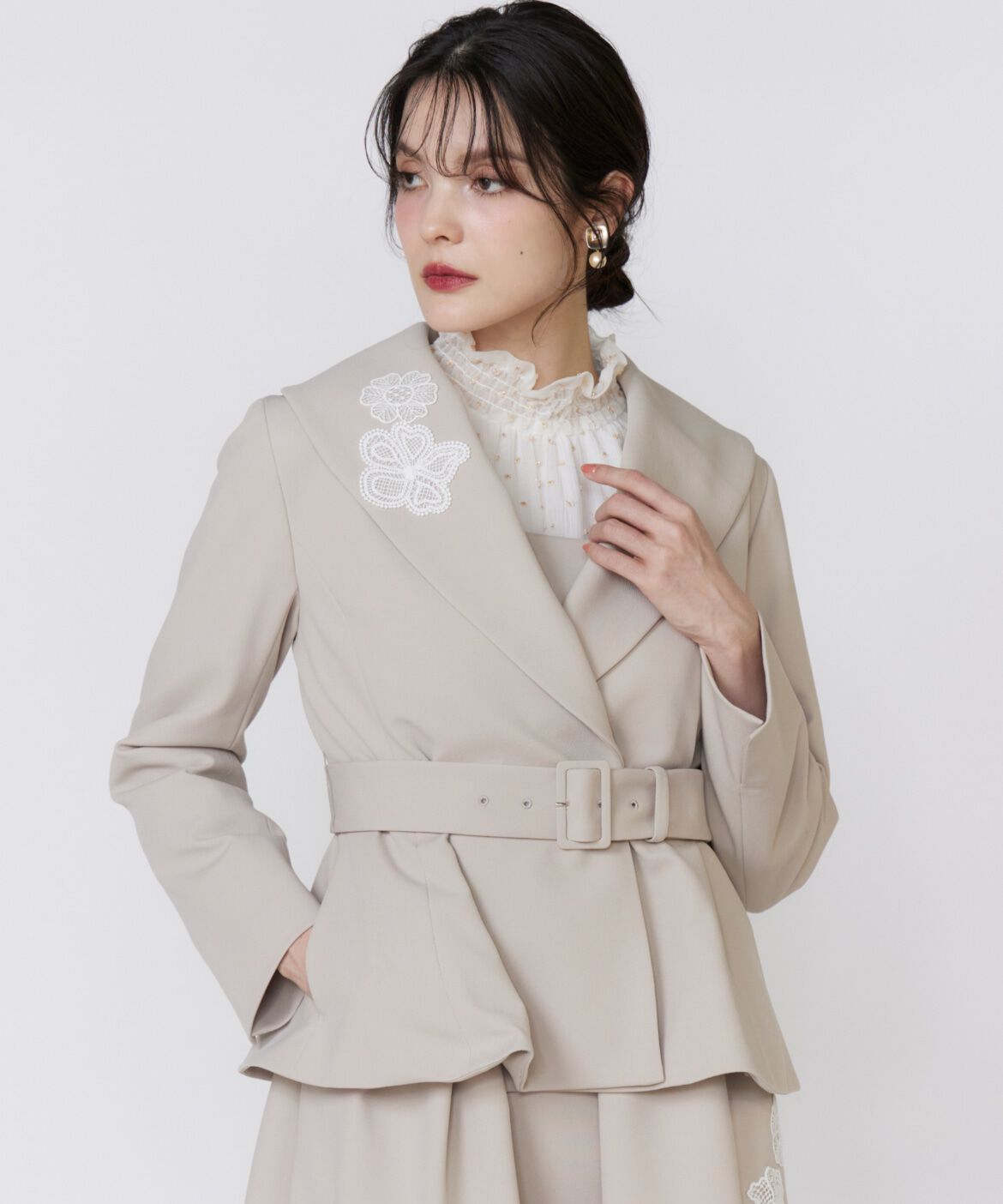 Maglie le cassetto「《ﾌﾗﾝﾄﾞﾙ45周年限定ｺﾚｸｼｮﾝ》ﾌﾗﾜｰﾓﾁｰﾌｼﾞｬｹｯﾄ  」|その他|