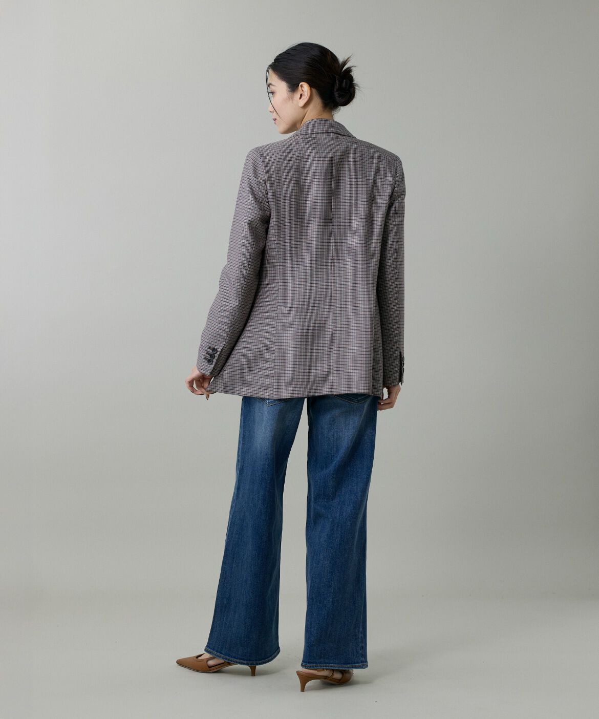 INED「《大きいサイズ》定番ダブルブレストジャケット」|その他|