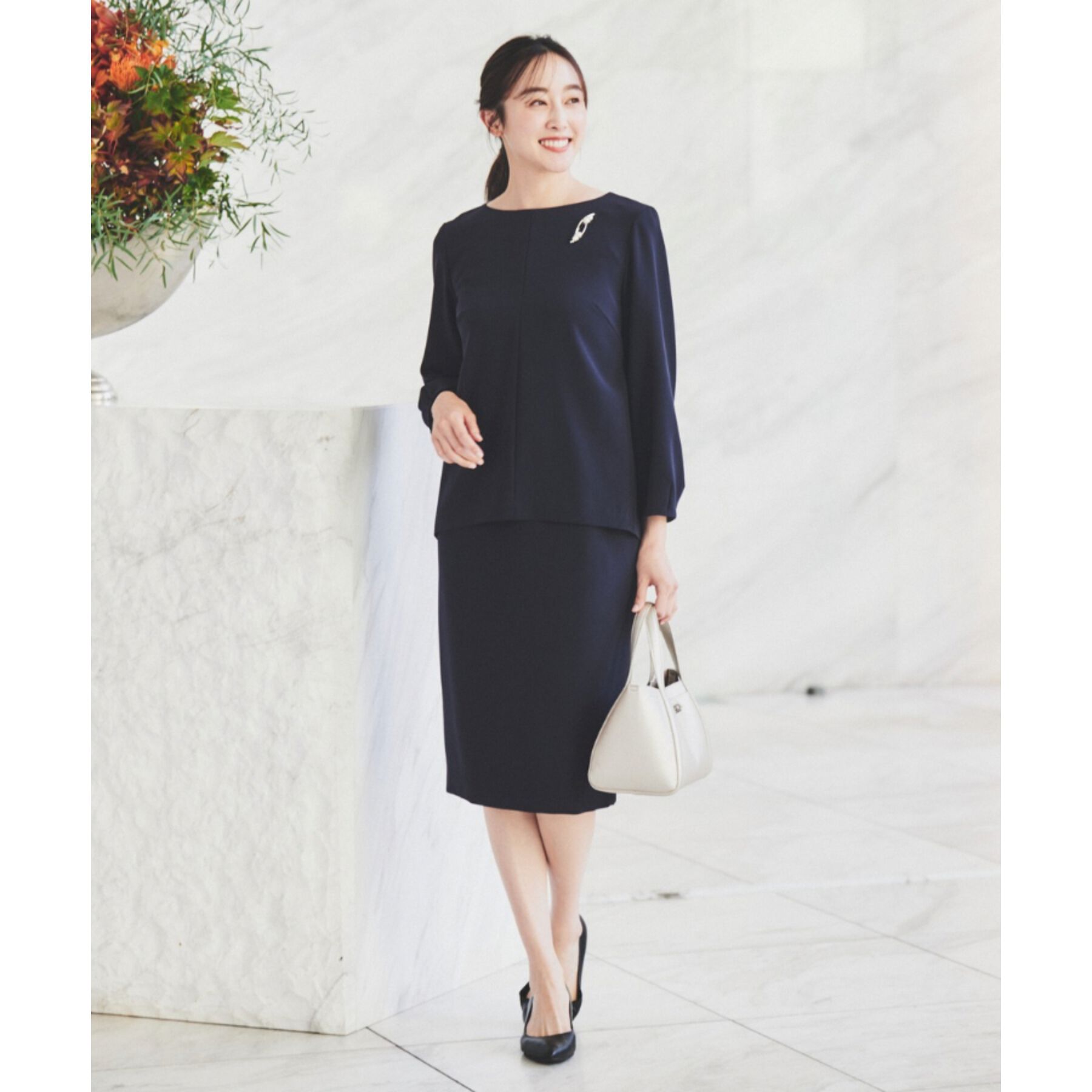 UNTITLED「【セットアップ可能】ペプラムブラウス」|シャツ・ブラウス|