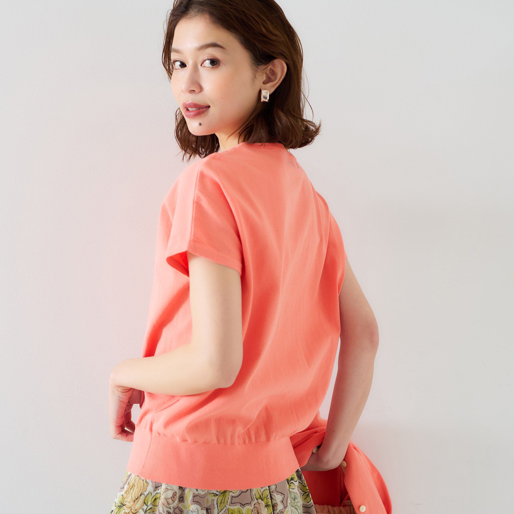 UNTITLED「【11色展開/コットン100/アンサンブル可能】 プルオーバーニット」|ニット・セーター|