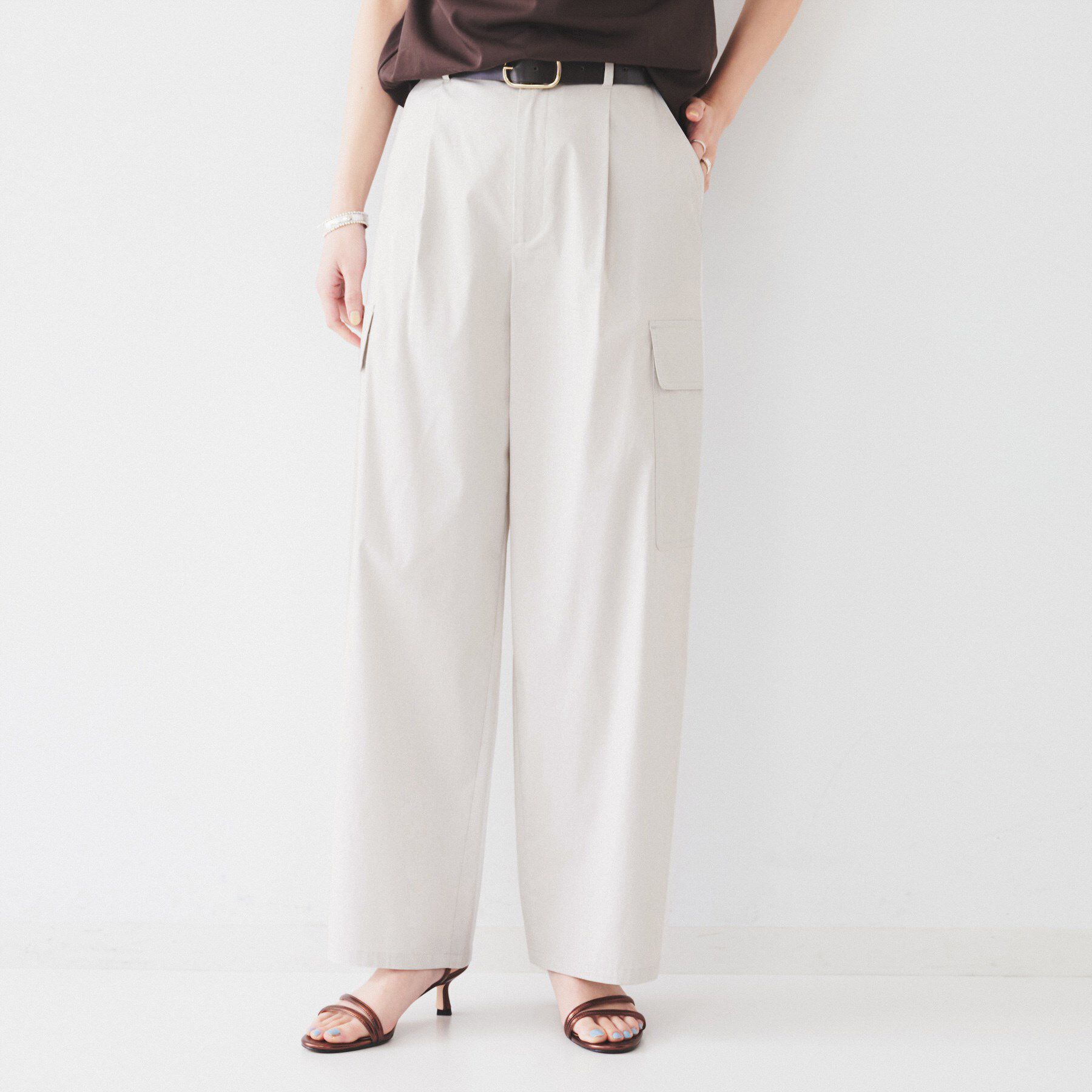 UNTITLED「【洗える/スポーティー】ストレートカーゴパンツ」|その他|