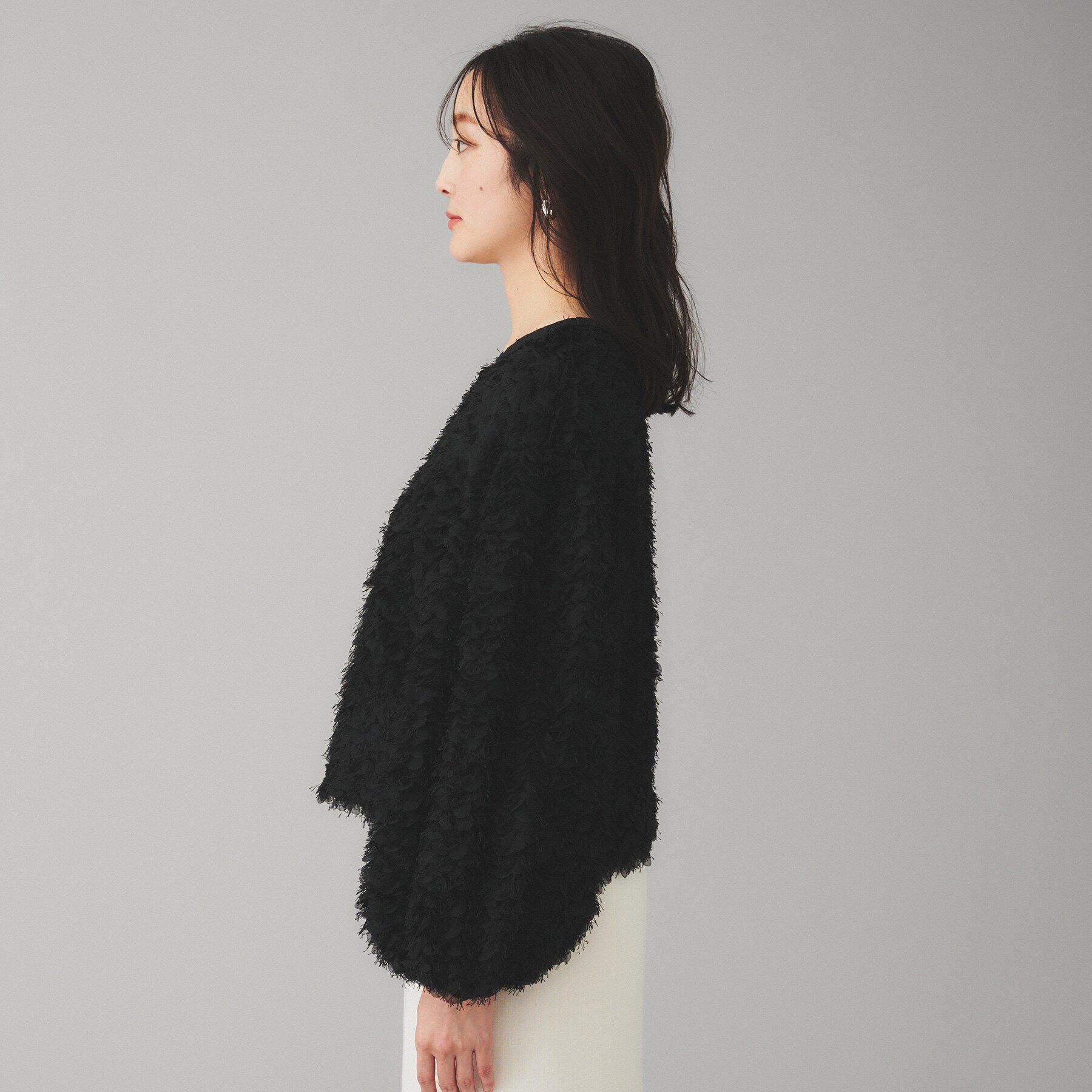 UNTITLED「【Mewl】ふわふわジャカードブラウス」|シャツ・ブラウス|