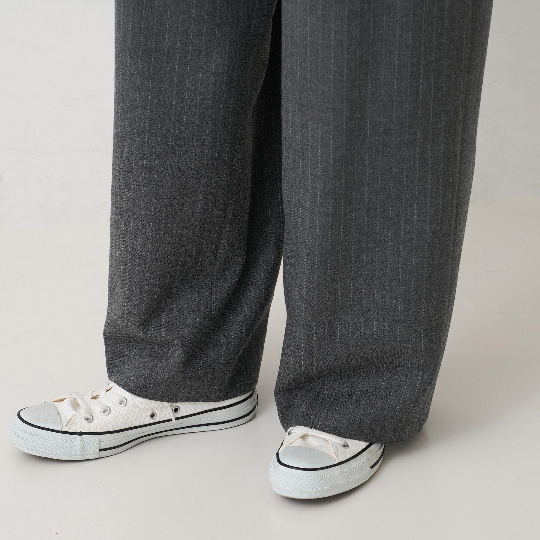 UNTITLED「【ウエストゴム/リラックス】ソフトフラノワイドパンツ」|その他|