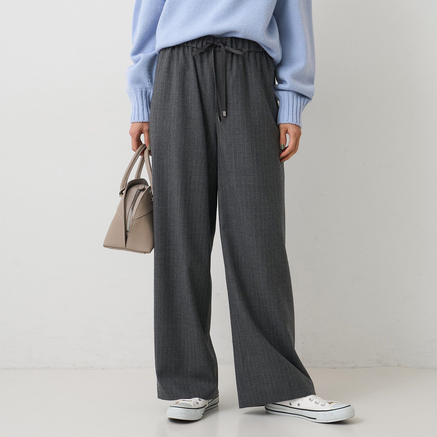 UNTITLED「【ウエストゴム/リラックス】ソフトフラノワイドパンツ」|その他|