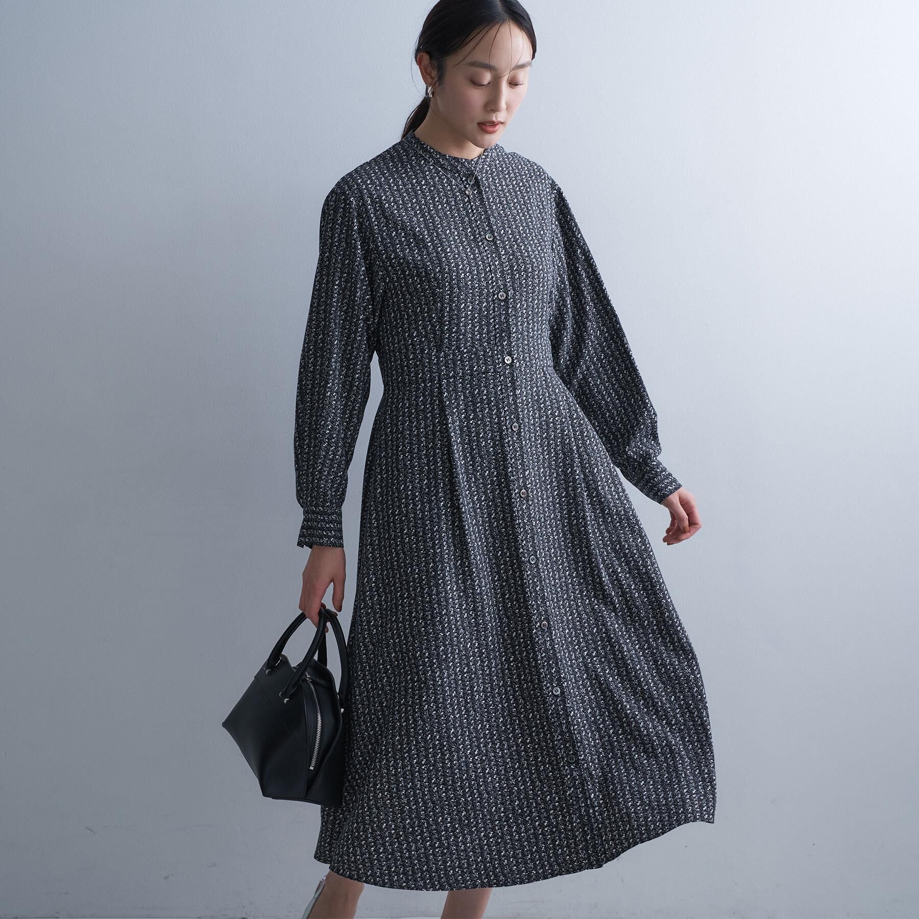 UNTITLED「クラシカルツイードワンピース」|ワンピース|