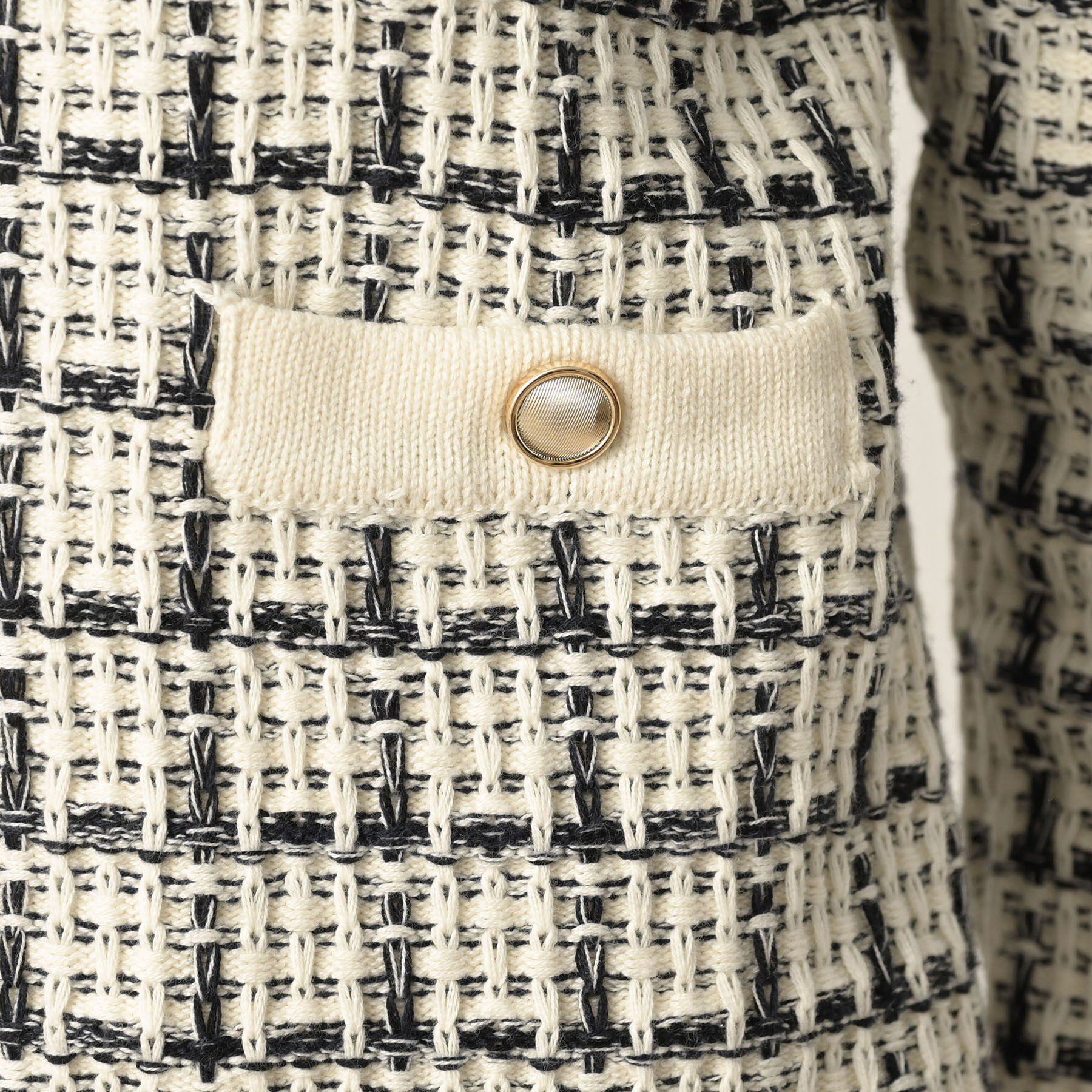 UNTITLED「【TORRAZZO DONNA】ツイードコットンカーディガン」|カーディガン|