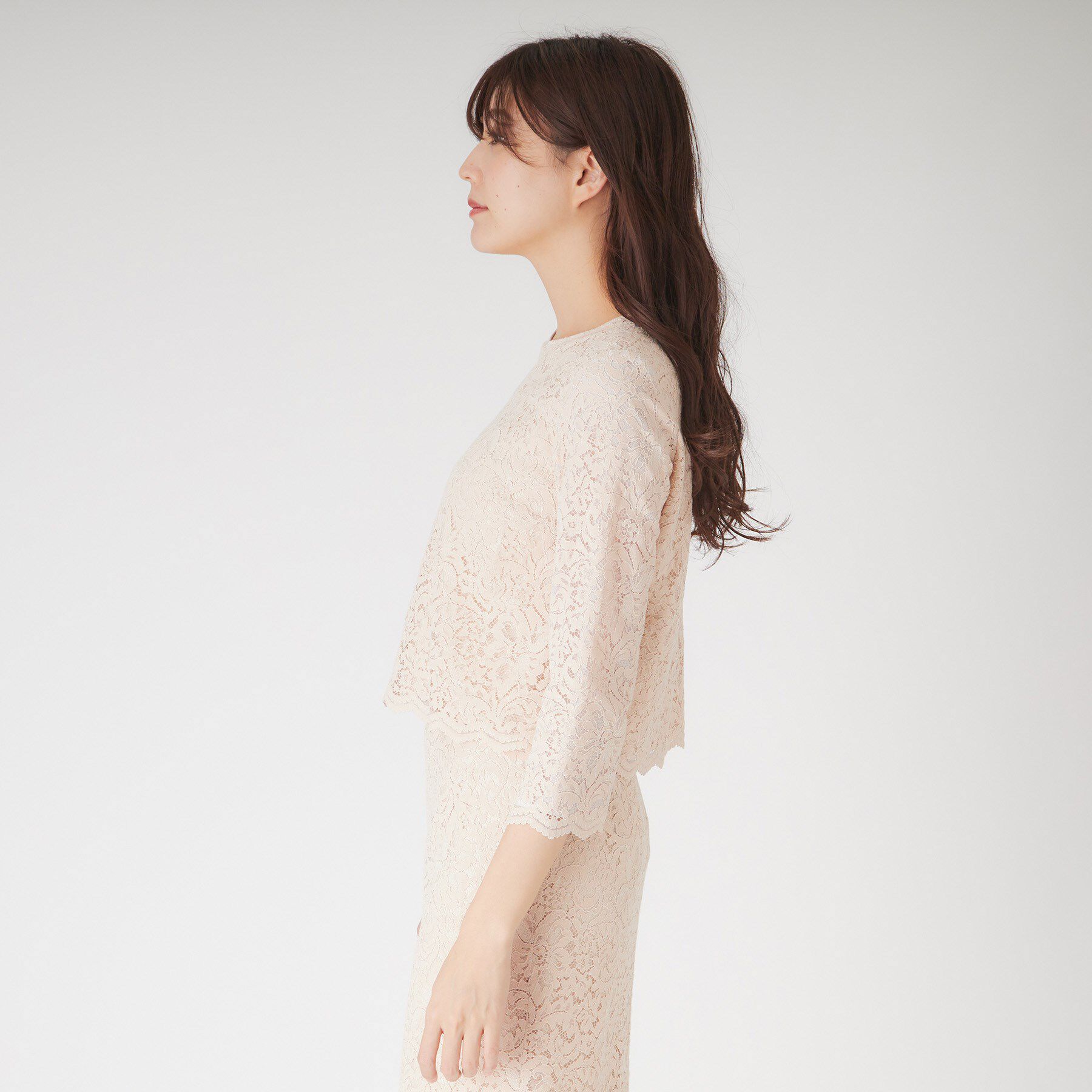 COUP DE CHANCE「【洗える】レースブラウス」|シャツ・ブラウス|