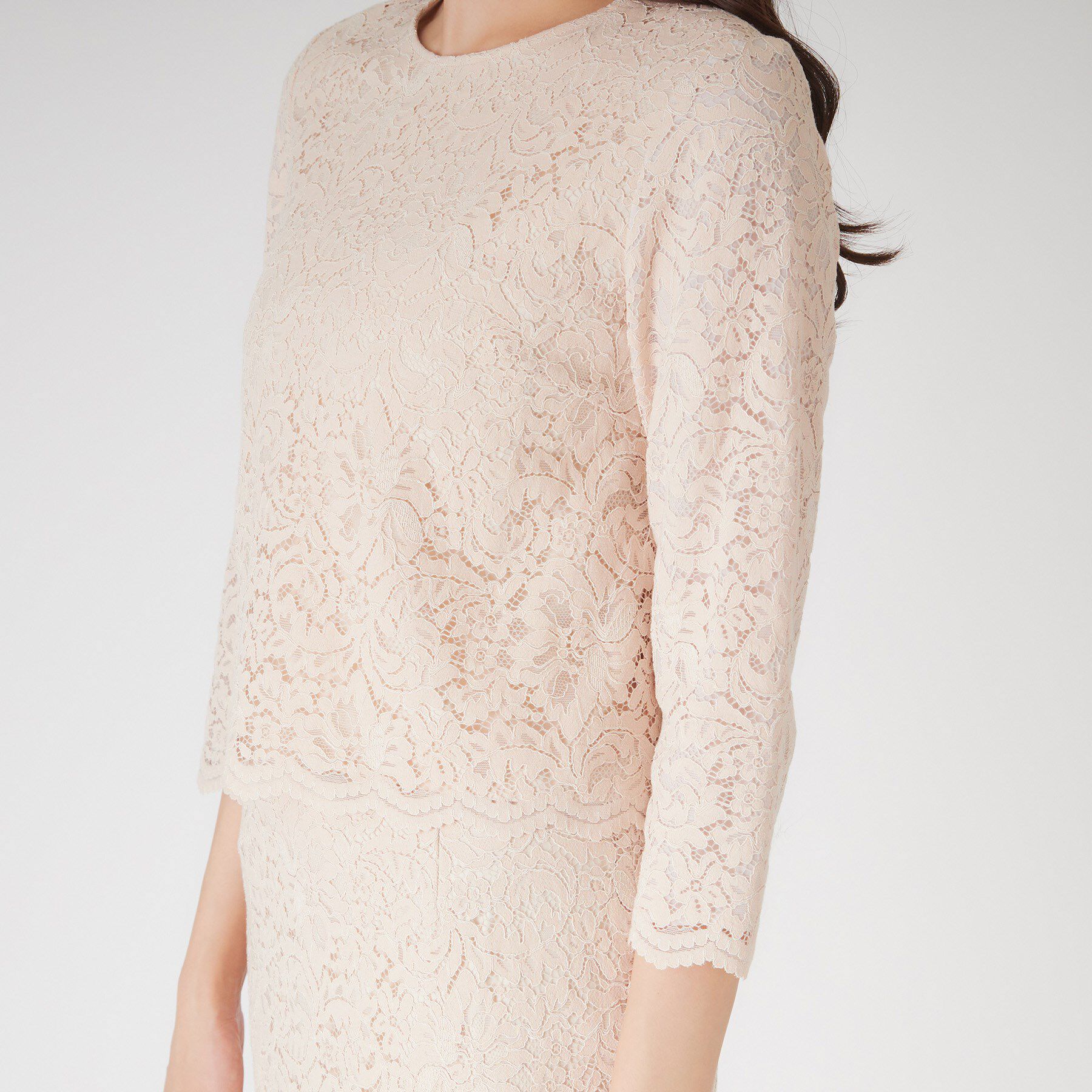 COUP DE CHANCE「【洗える】レースブラウス」|シャツ・ブラウス|