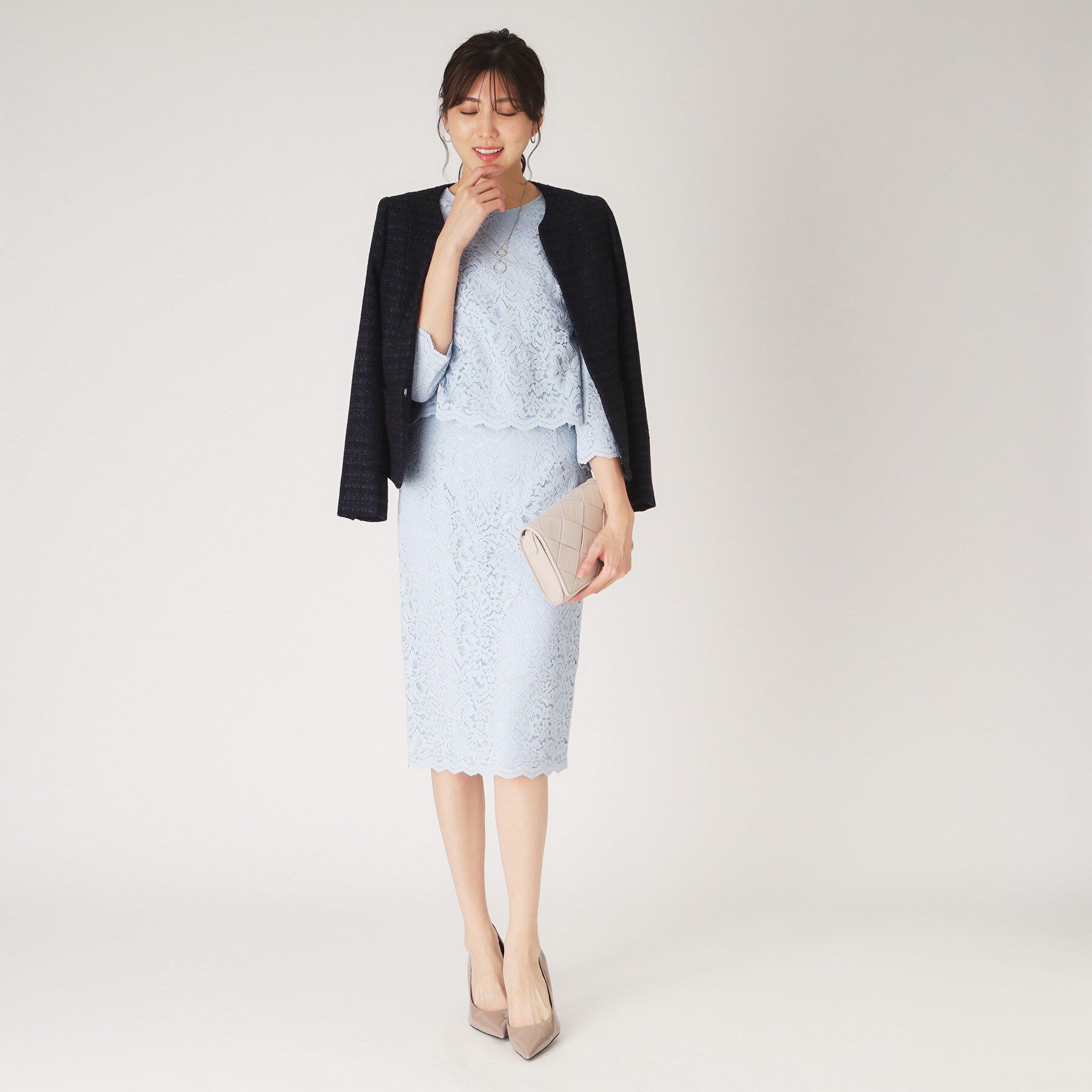 COUP DE CHANCE「【洗える】レースブラウス」|シャツ・ブラウス|