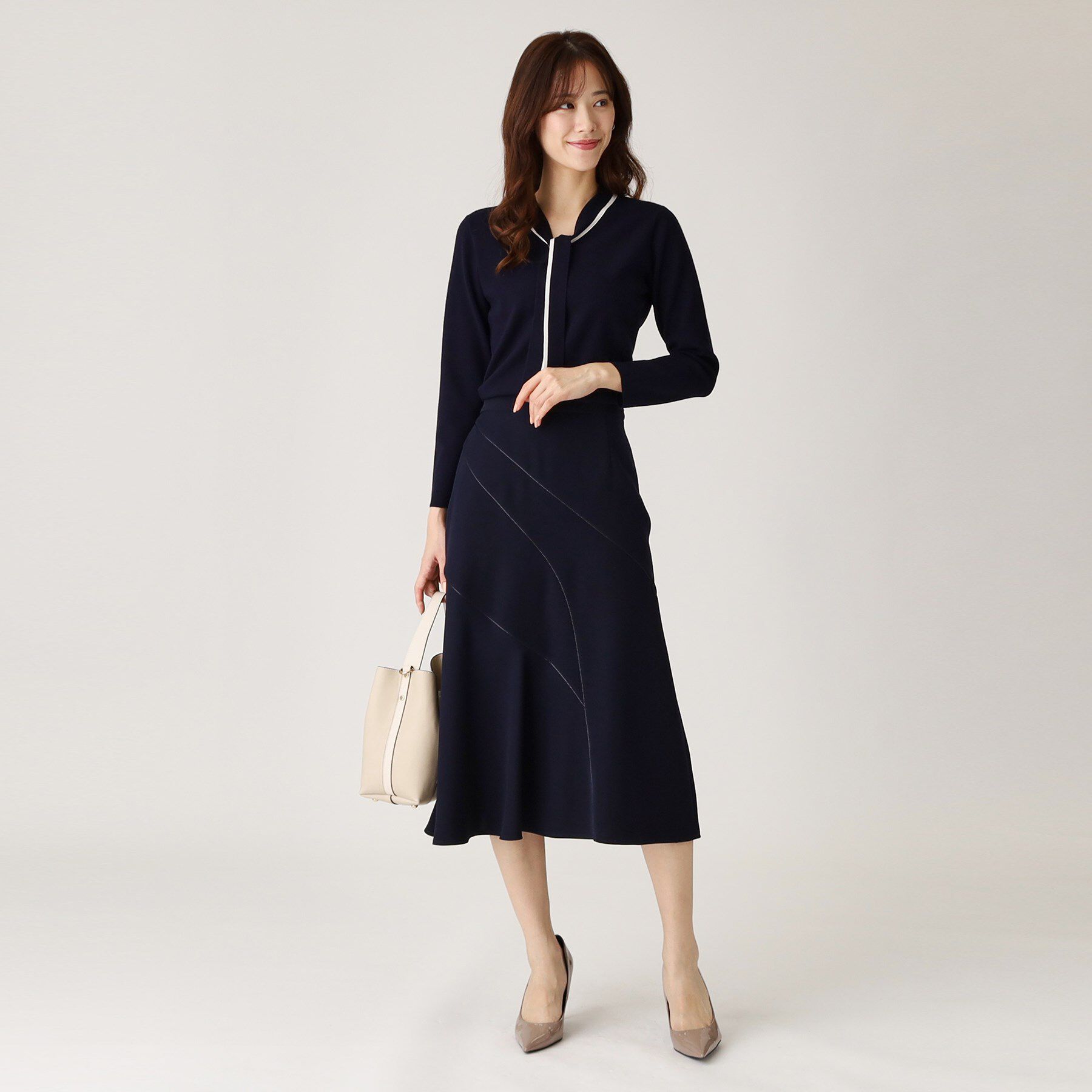 COUP DE CHANCE「【洗える／日本製】セミフレアスカート」|スカート|