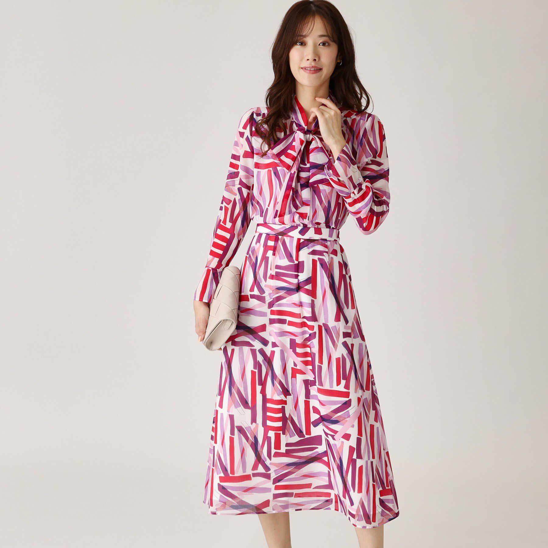 COUP DE CHANCE「【洗える／ウエストゴム】柄スカート」|スカート|