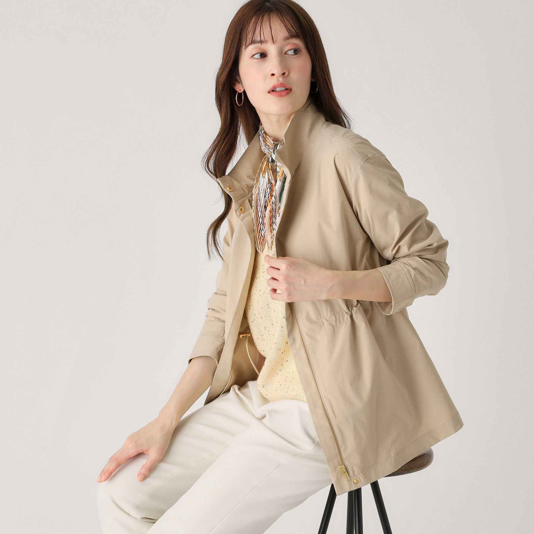 COUP DE CHANCE「【洗える／軽量】スタンド衿ブルゾン」|ブルゾン・スタジャン|