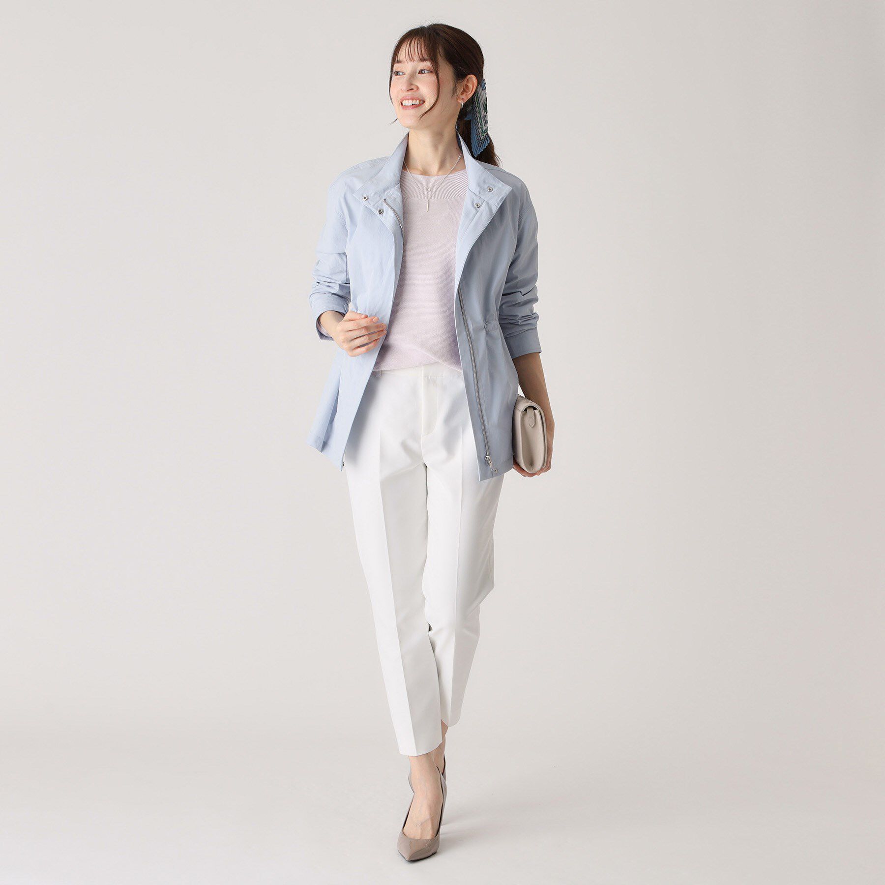 COUP DE CHANCE「【洗える／軽量】スタンド衿ブルゾン」|ブルゾン・スタジャン|