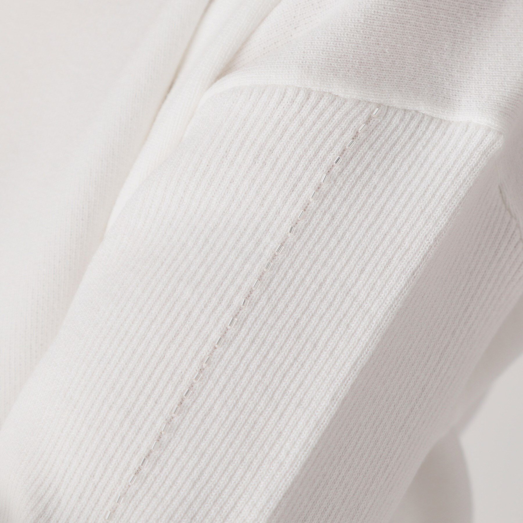 COUP DE CHANCE「【洗える】ビーズ刺しゅうニットトップス」|ニット・セーター|