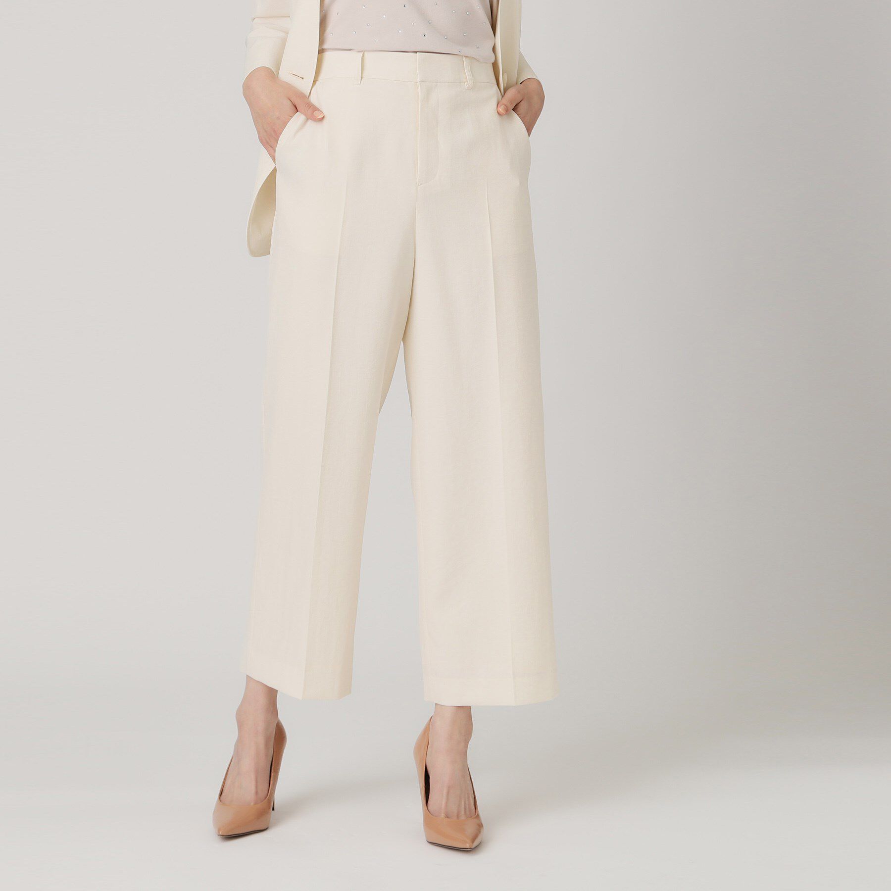 COUP DE CHANCE「【洗える／日本製】セミワイドパンツ」|その他|