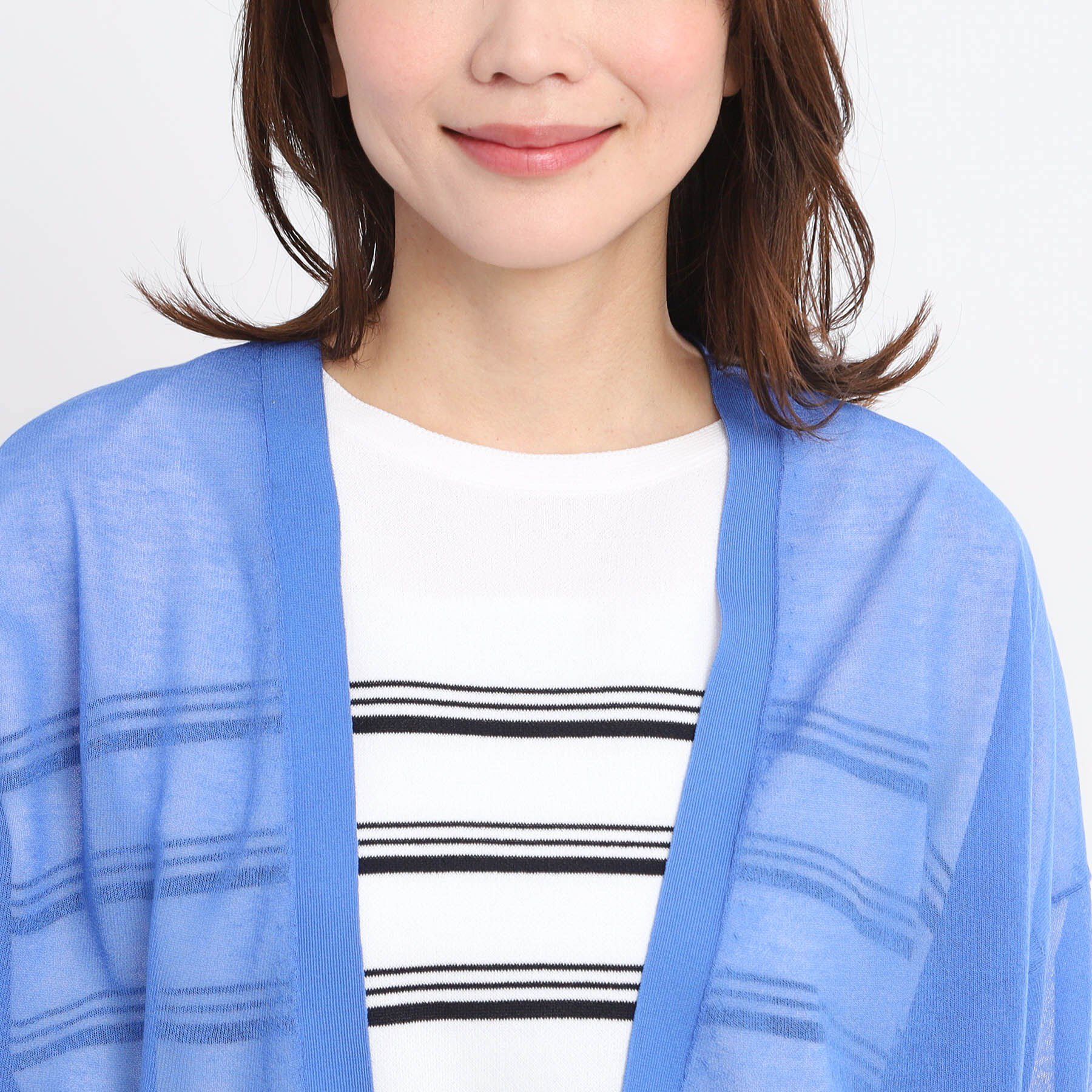 Reflect「【手洗い可】キレイめシアーカーディガン」|カーディガン|