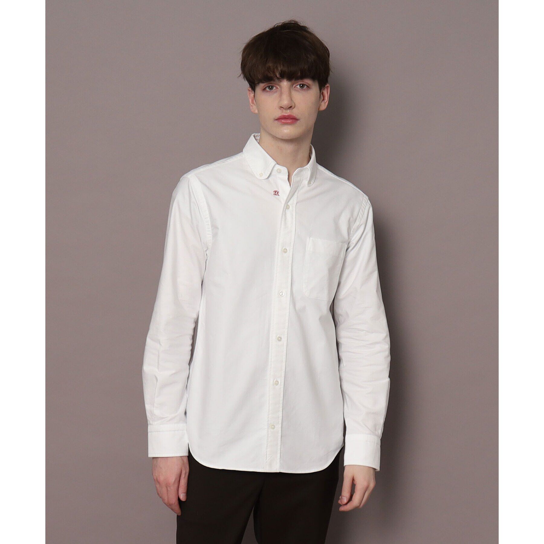 DRESSTERIOR「オックスフォード ラウンドカラーシャツ」|シャツ・ブラウス|