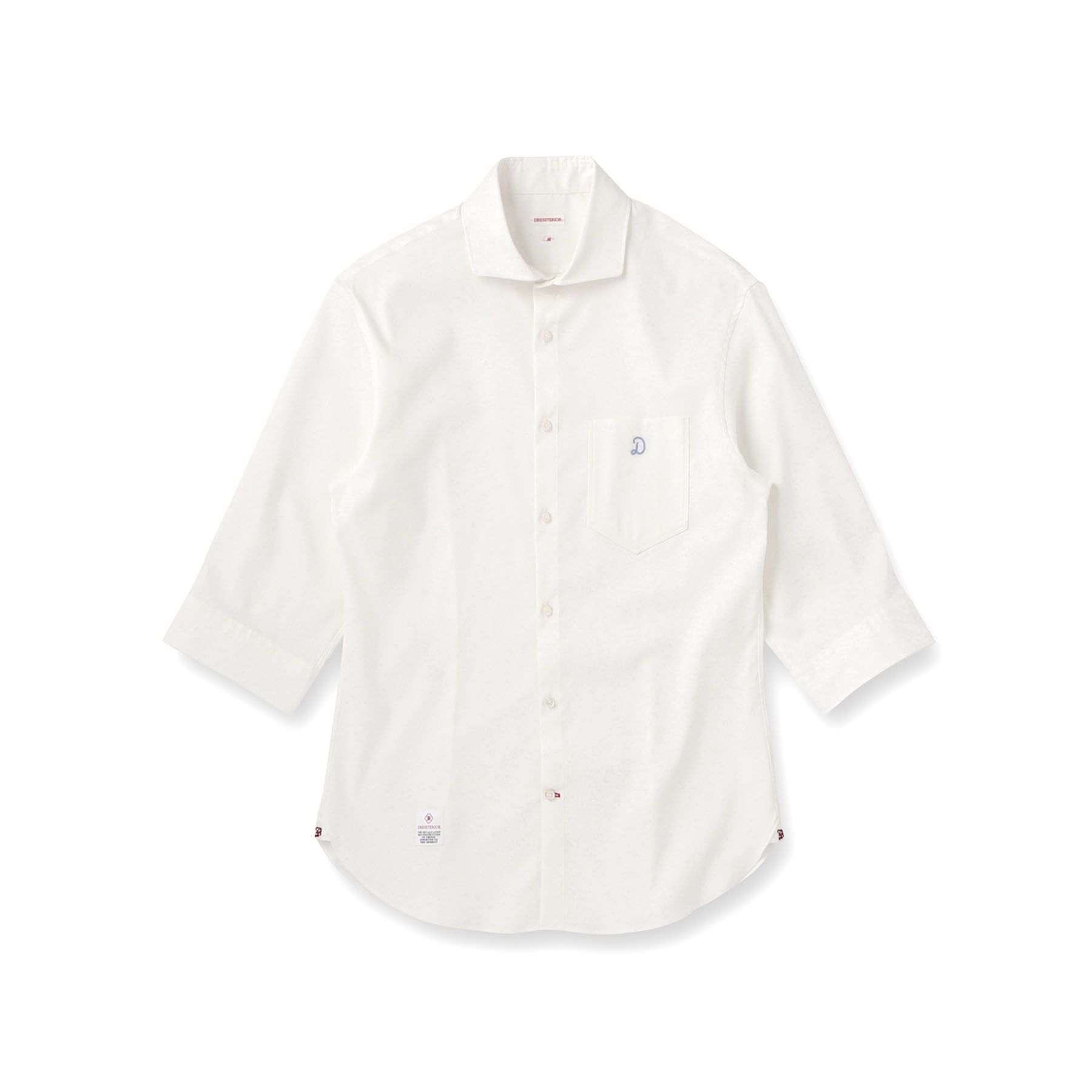 DRESSTERIOR「リネン混スリークオーターシャツ」|シャツ・ブラウス|