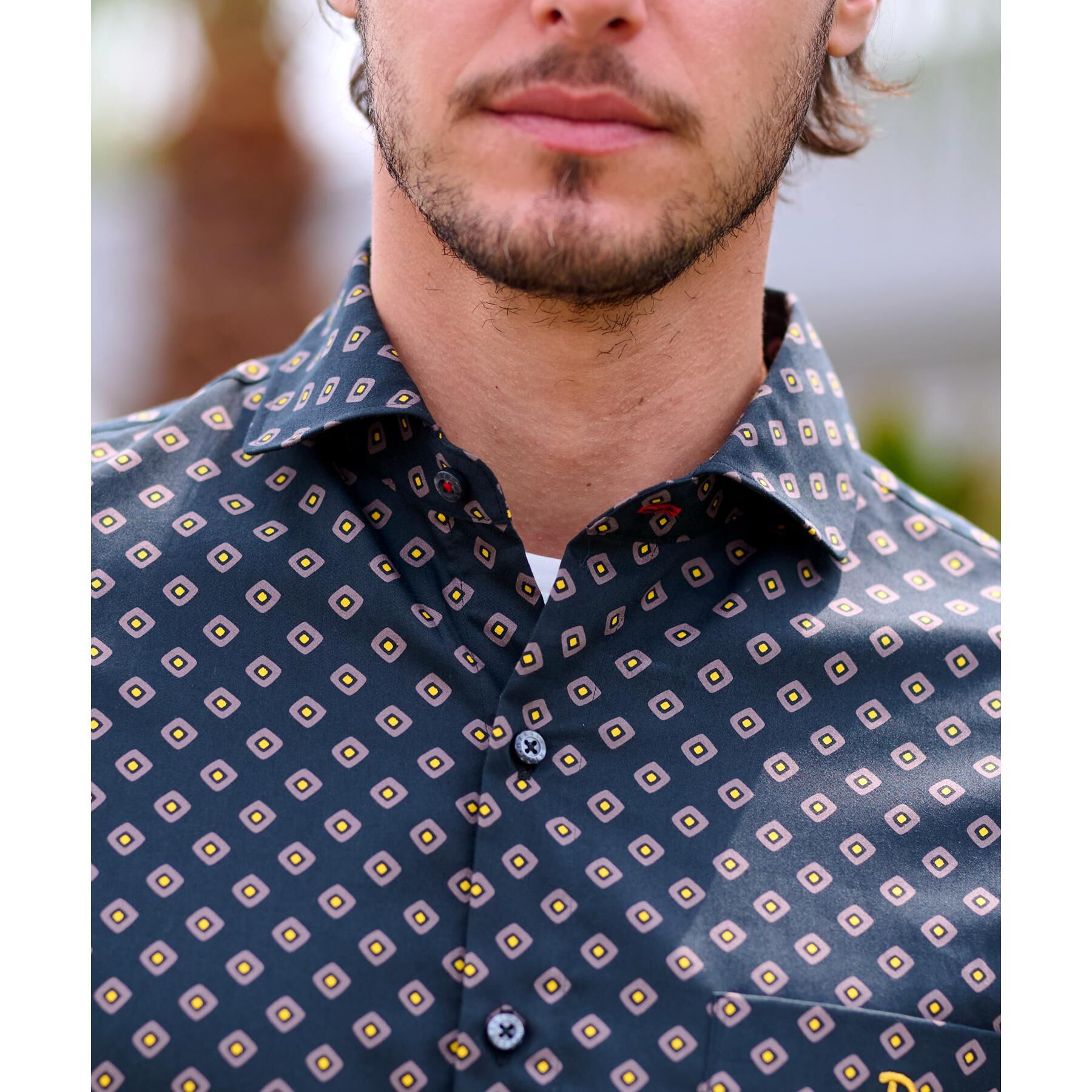 DRESSTERIOR「ポートベロープリント ショートスリーブシャツ」|シャツ・ブラウス|