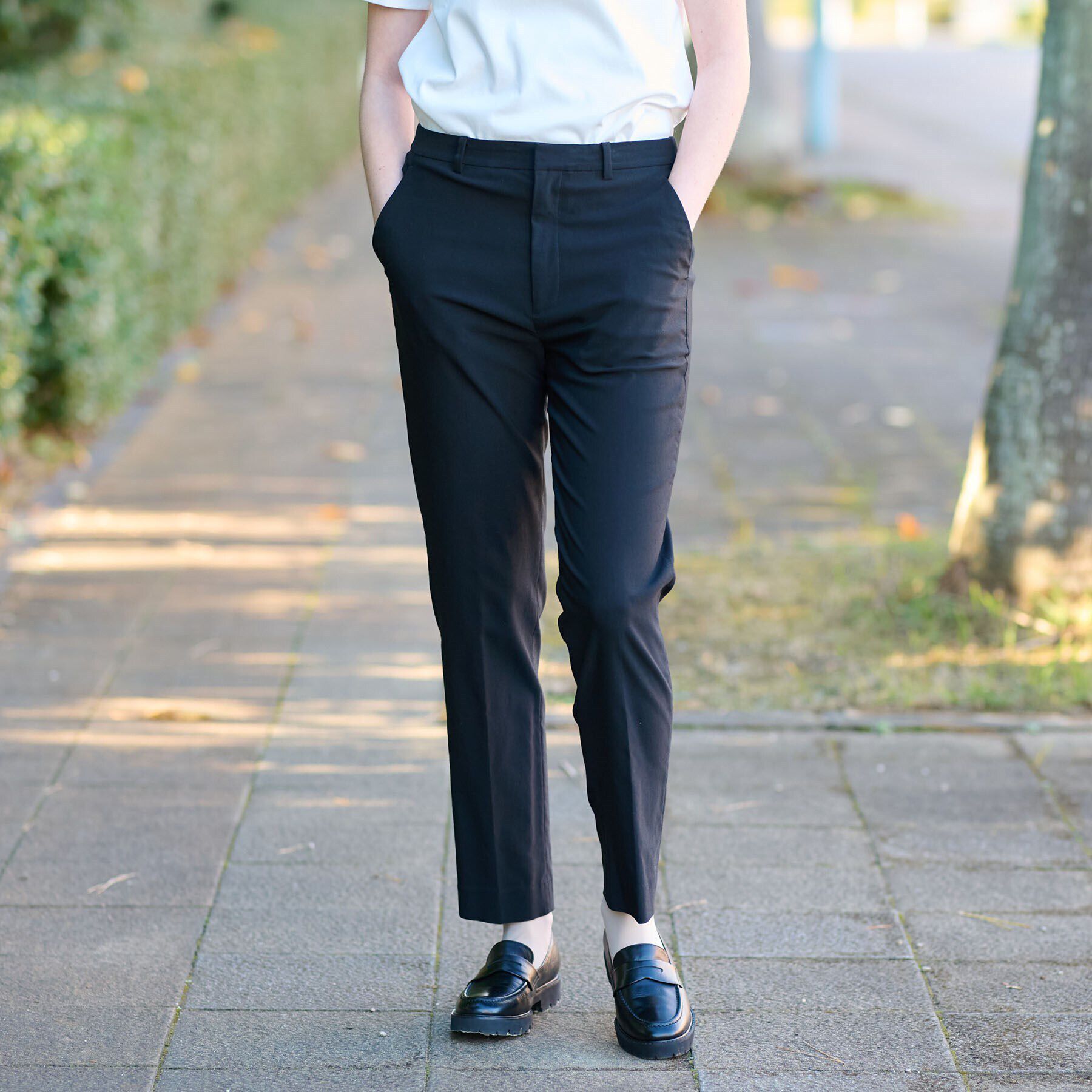 DRESSTERIOR「【洗える/接触冷感/通勤】ウォッシャブルストレッチテーパードパンツ」|その他|