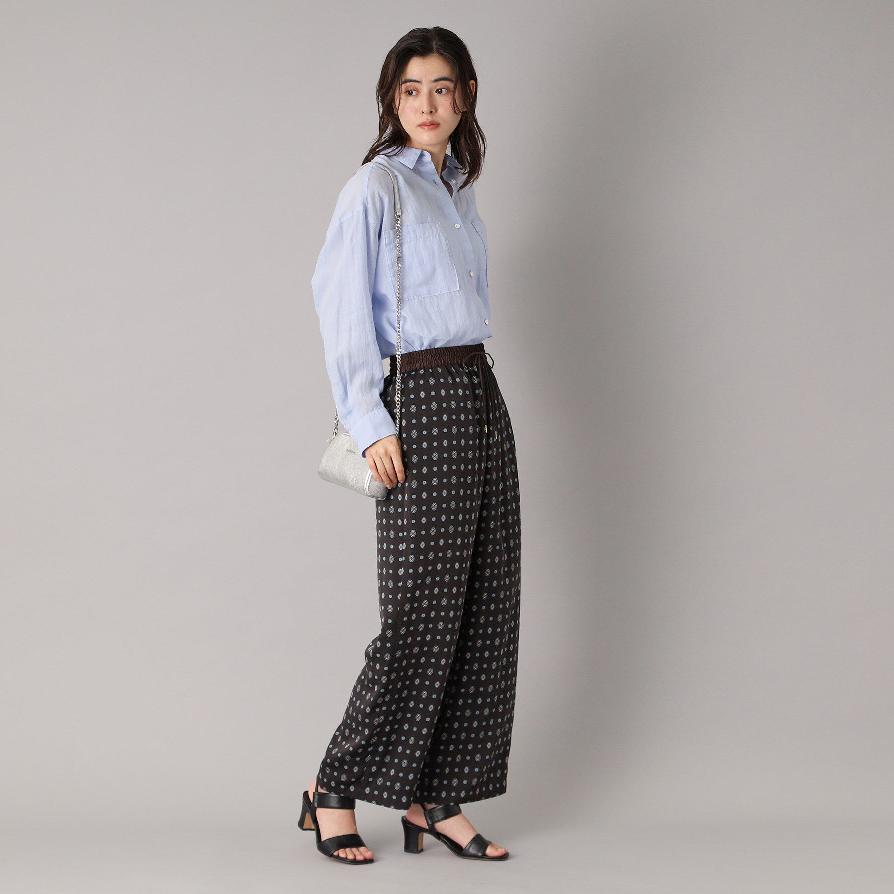 DRESSTERIOR「【ウエストゴム/小紋柄】エスニックヴィンテージプリントイージーパンツ」|その他|