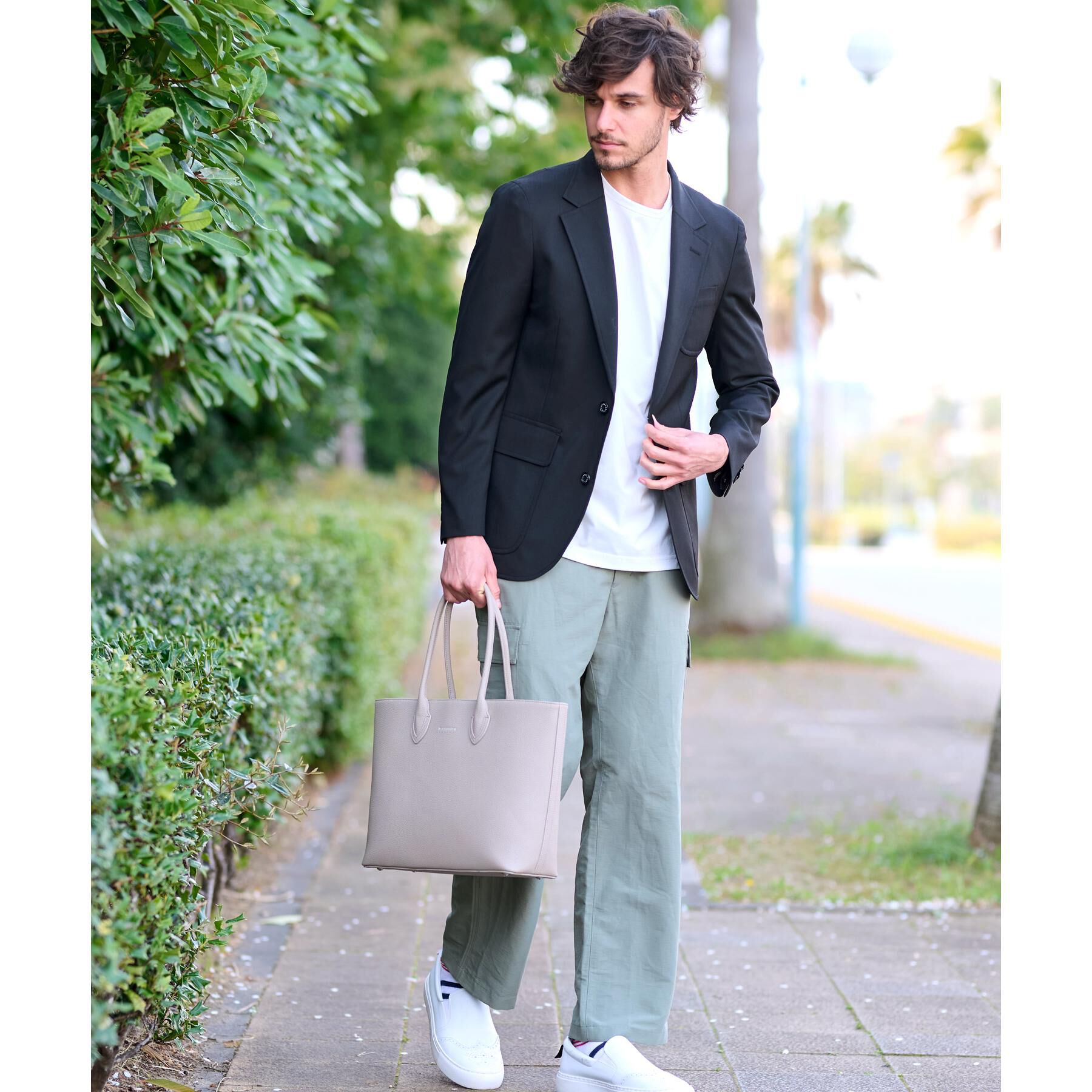 DRESSTERIOR「ウールブレンド コンフォータブルジャケット」|テーラードジャケット|