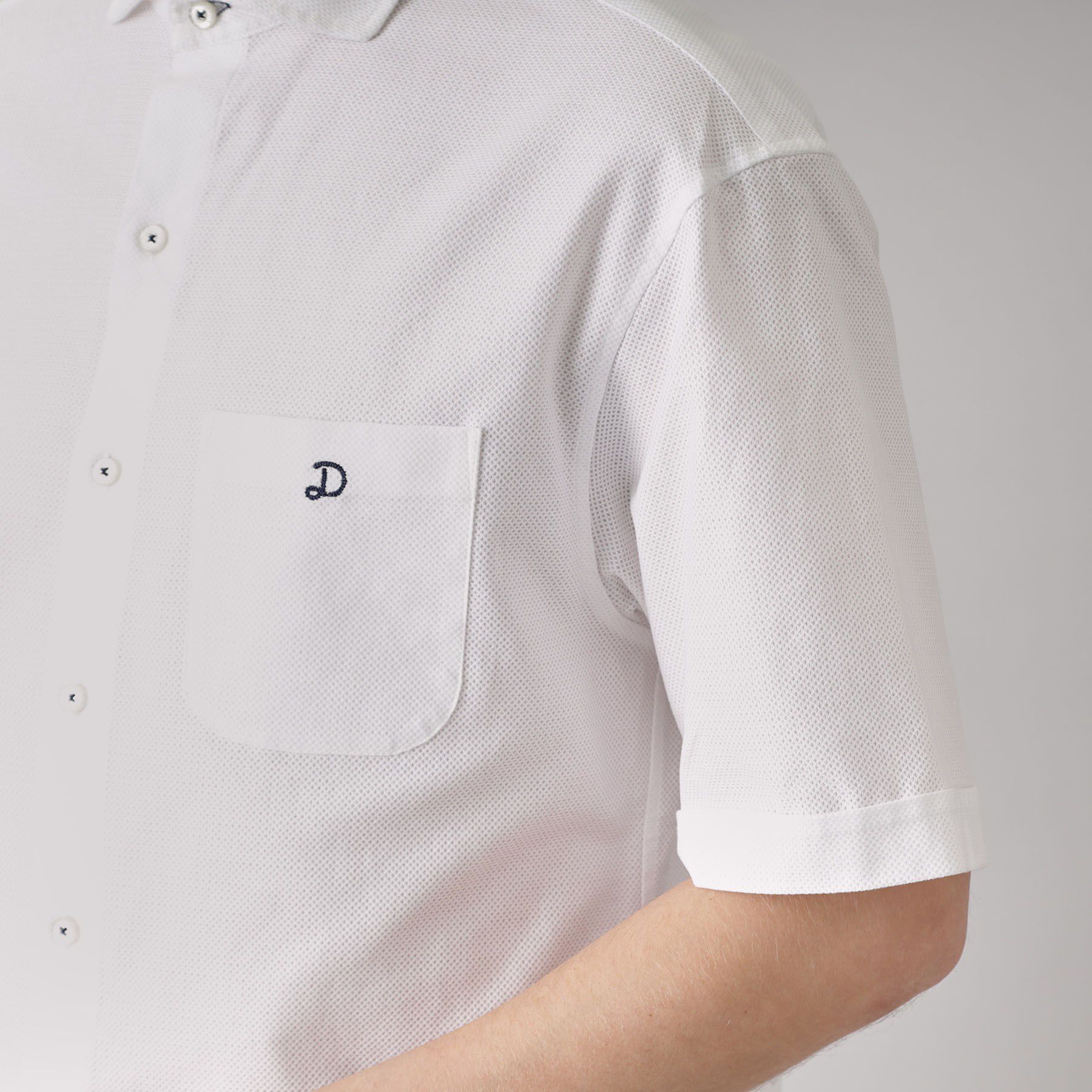 DRESSTERIOR「メッシュエアー ハーフスリーブシャツ」|シャツ・ブラウス|