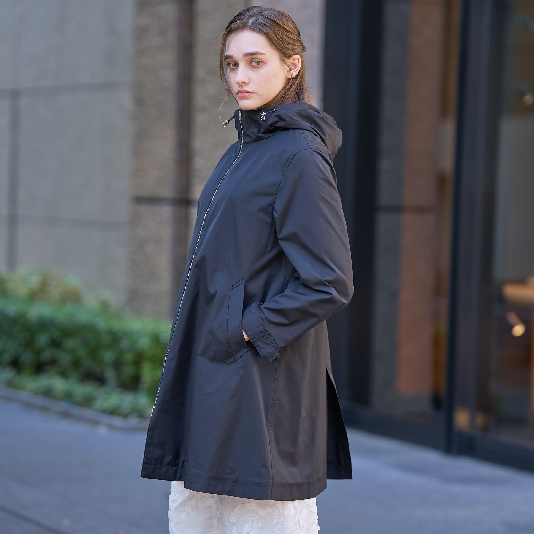 DRESSTERIOR「【撥水素材】フーテッドツイルコート」|その他|