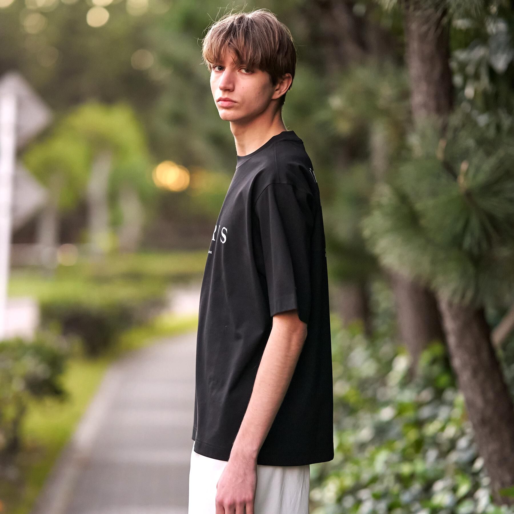 DRESSTERIOR「【接触冷感／UVカット／抗菌防臭／しわ防止】クールデオドラント ロゴTシャツ」|Tシャツ・カットソー|