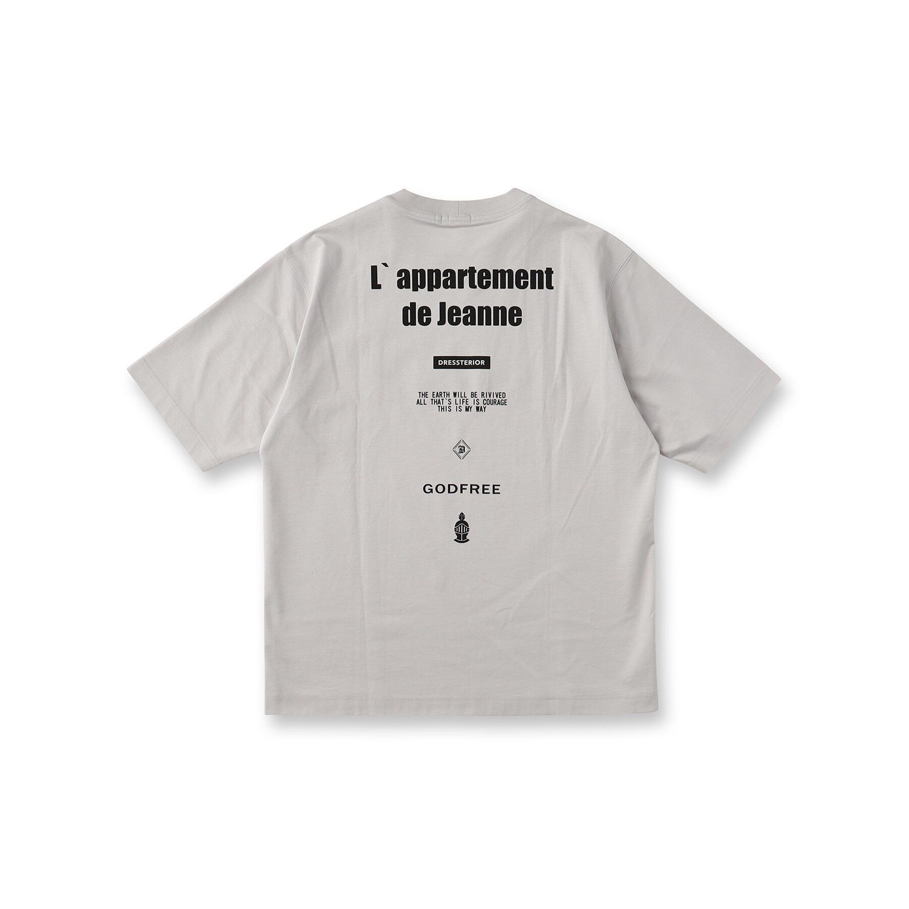 DRESSTERIOR「【接触冷感／UVカット／抗菌防臭／しわ防止】クールデオドラント ロゴTシャツ」|Tシャツ・カットソー|