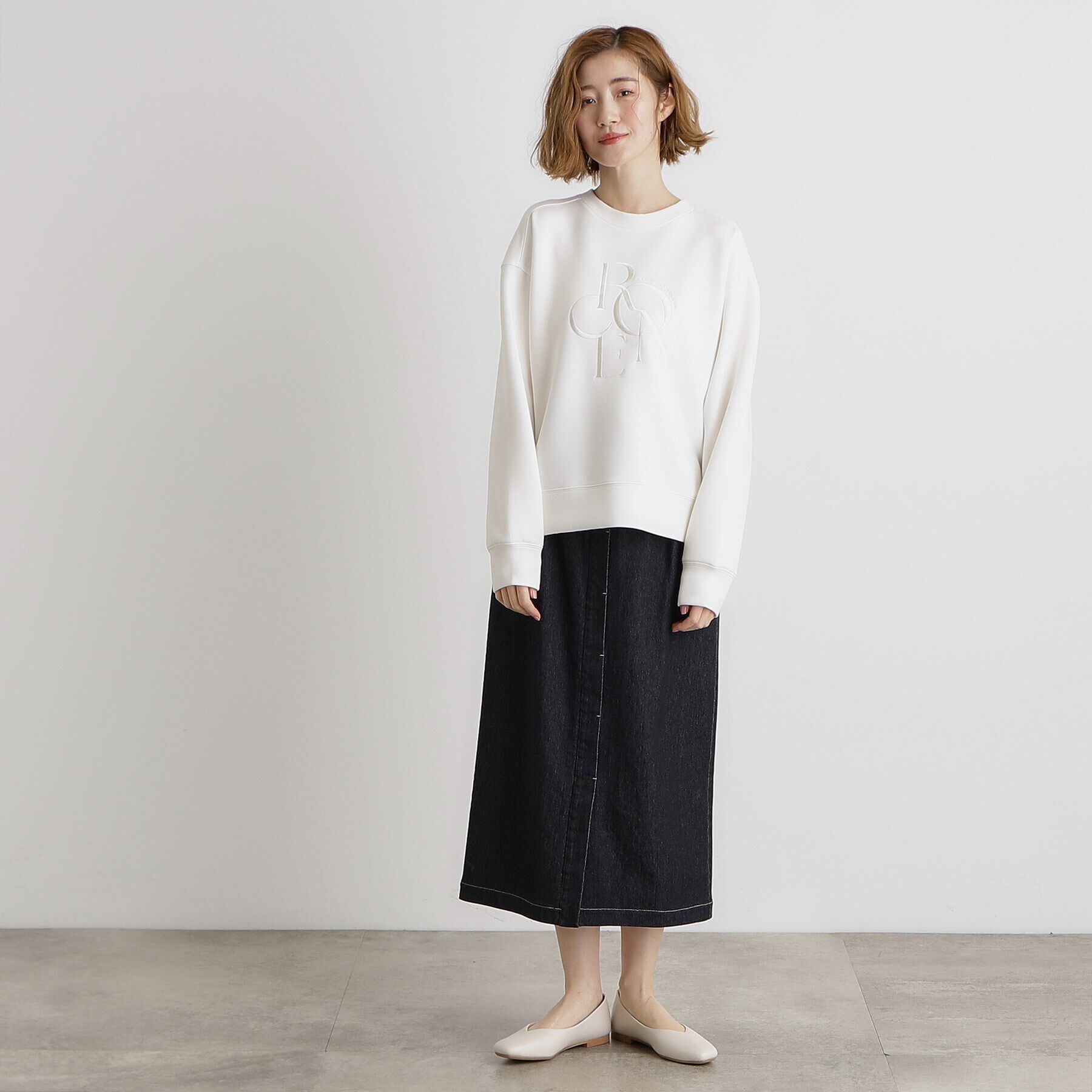 grove「サークルロゴ刺繍ダンボールスエット」|パーカー|