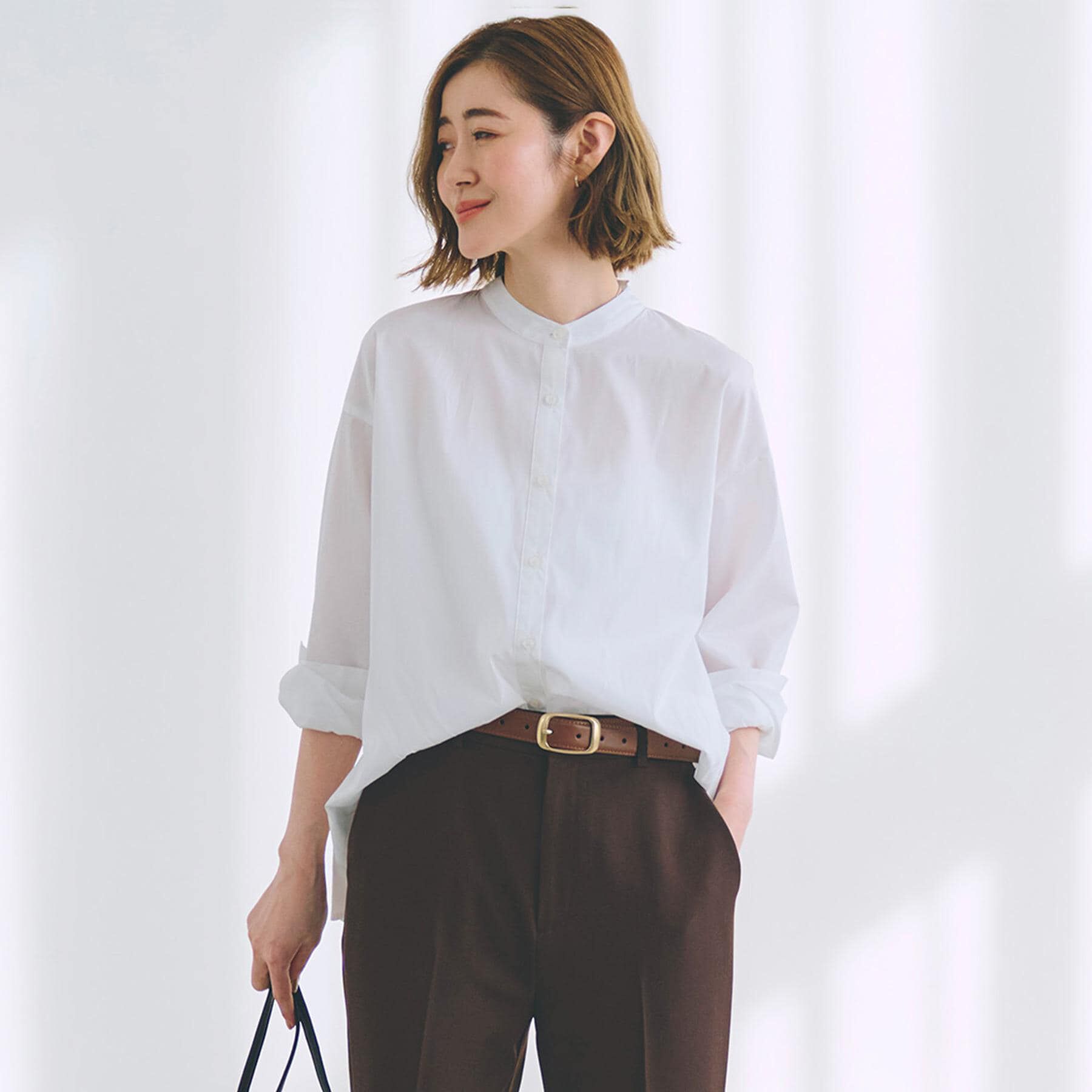 grove「バックシャーリングシャツ」|シャツ・ブラウス|オフホワイト(003