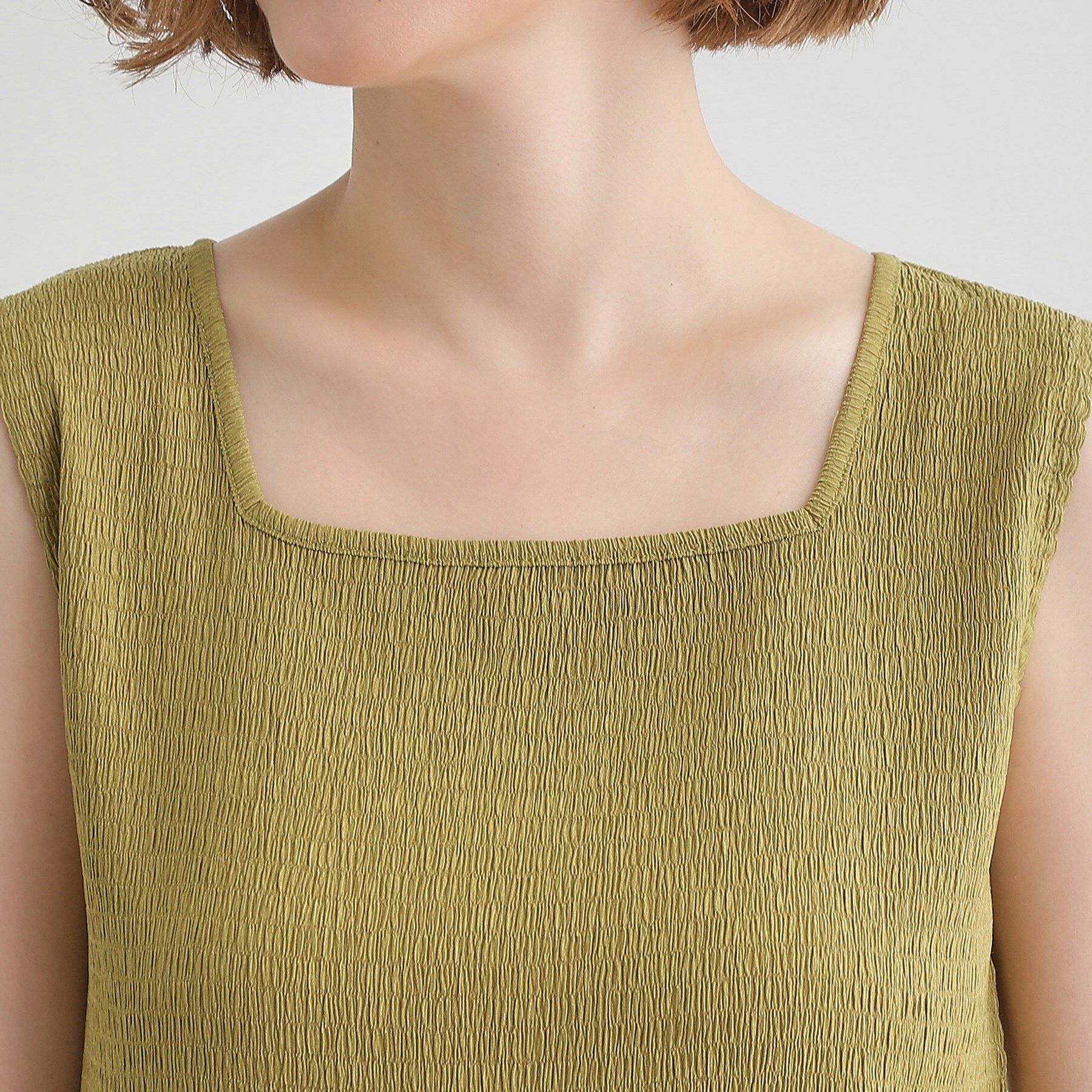 grove「ジャカードスクエアネックタンク」|キャミソール|