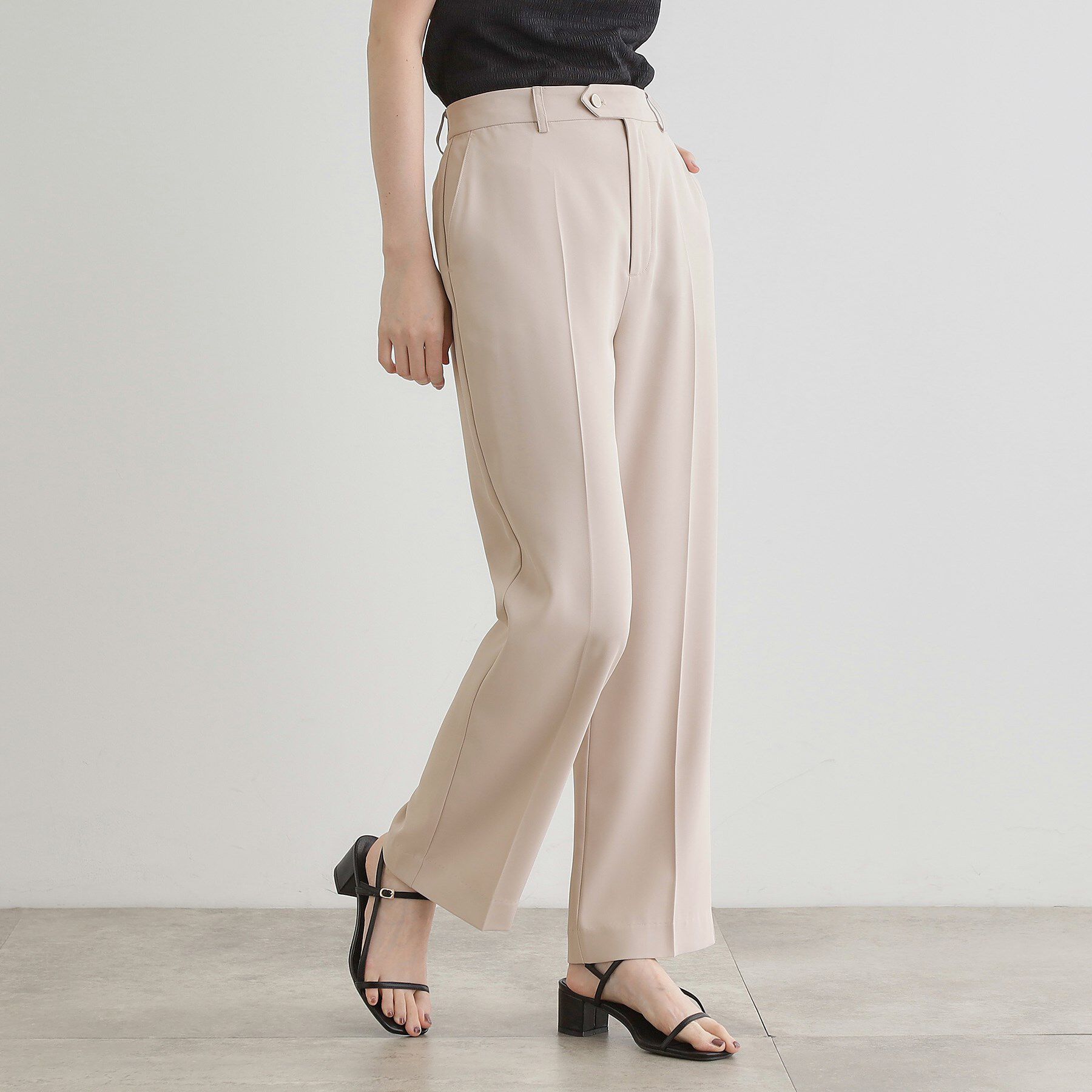 grove「ひんやり、すらり。夏の美シルエット ドレープストレートパンツ」|その他|