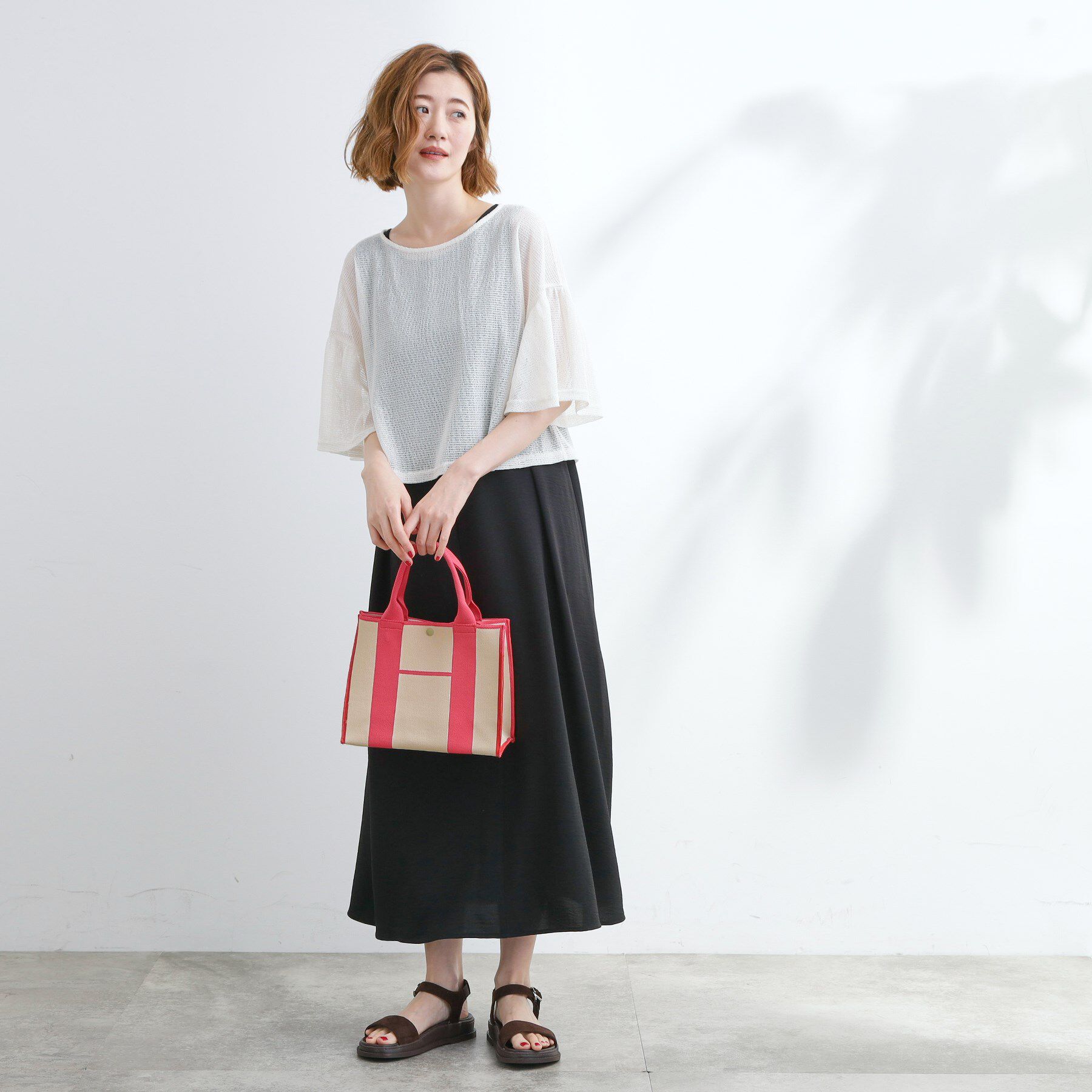 grove「ニットアソート2WAYトート」|トートバッグ|