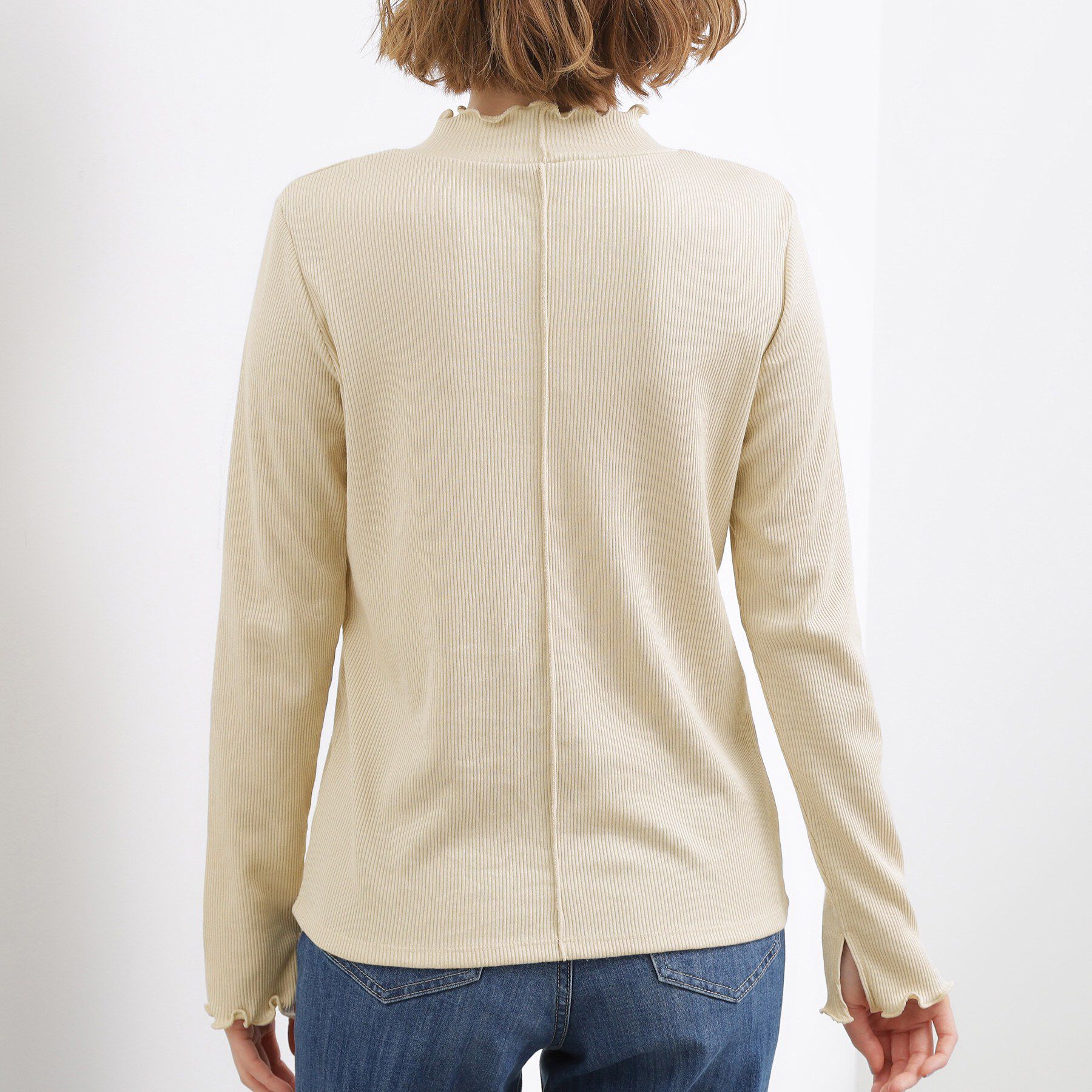 grove「シルクライクリブタートルネック」|Tシャツ・カットソー|