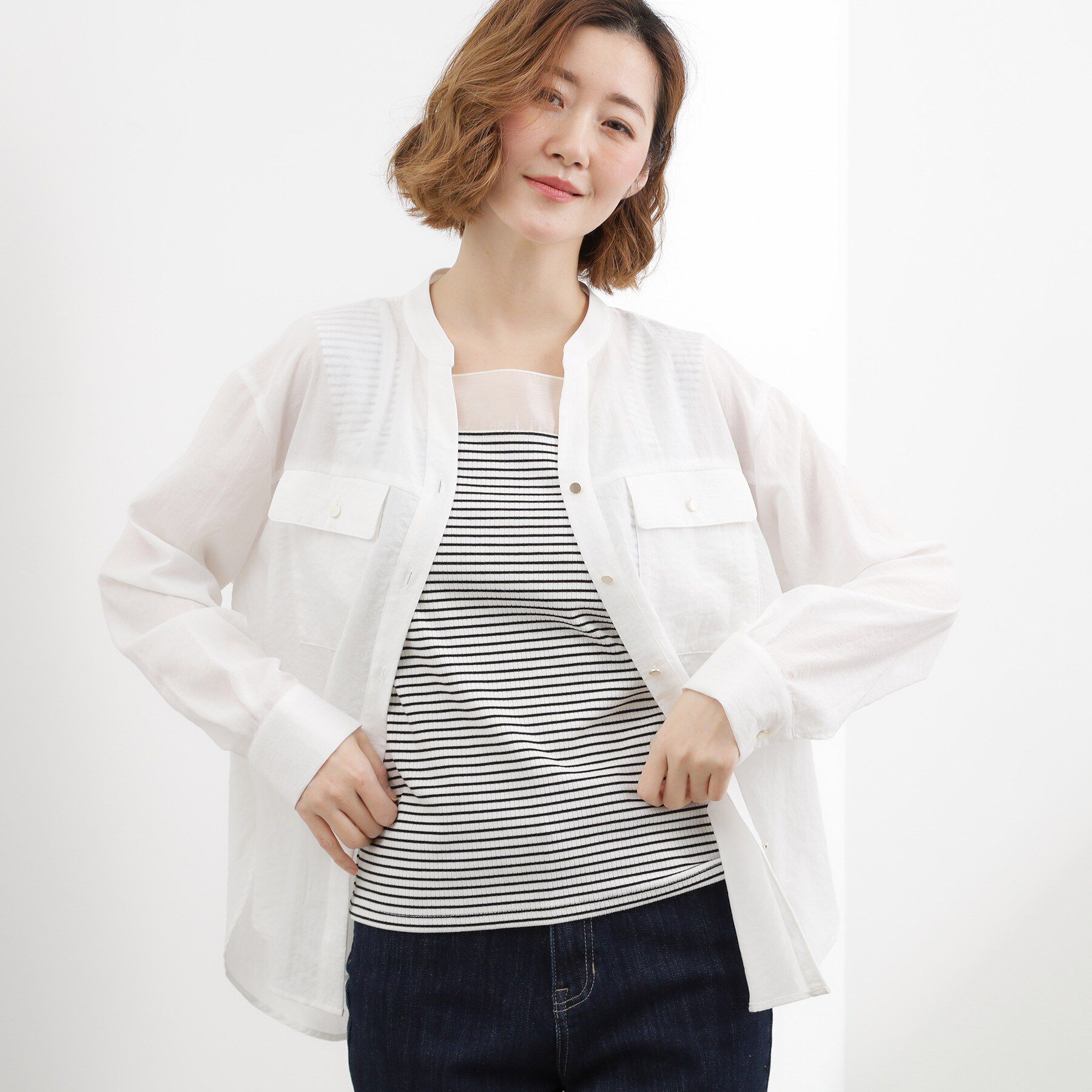 grove「【貴島明日香さん着用】シアードッキングスクエアタンク」|キャミソール|