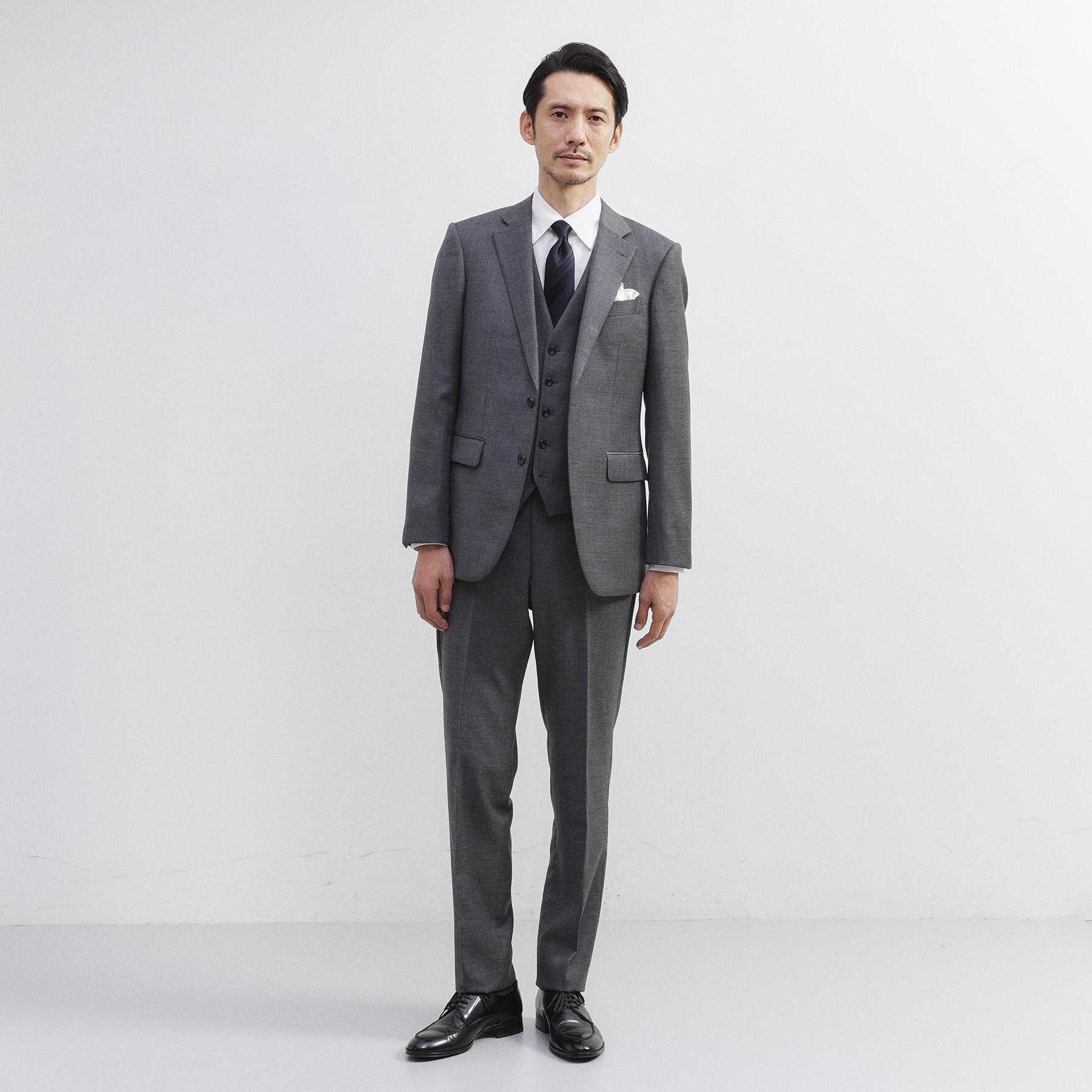 TAKEO KIKUCHI「シャイニーシャークピンヘッド スーツ/3ピース対応可」|スーツ|