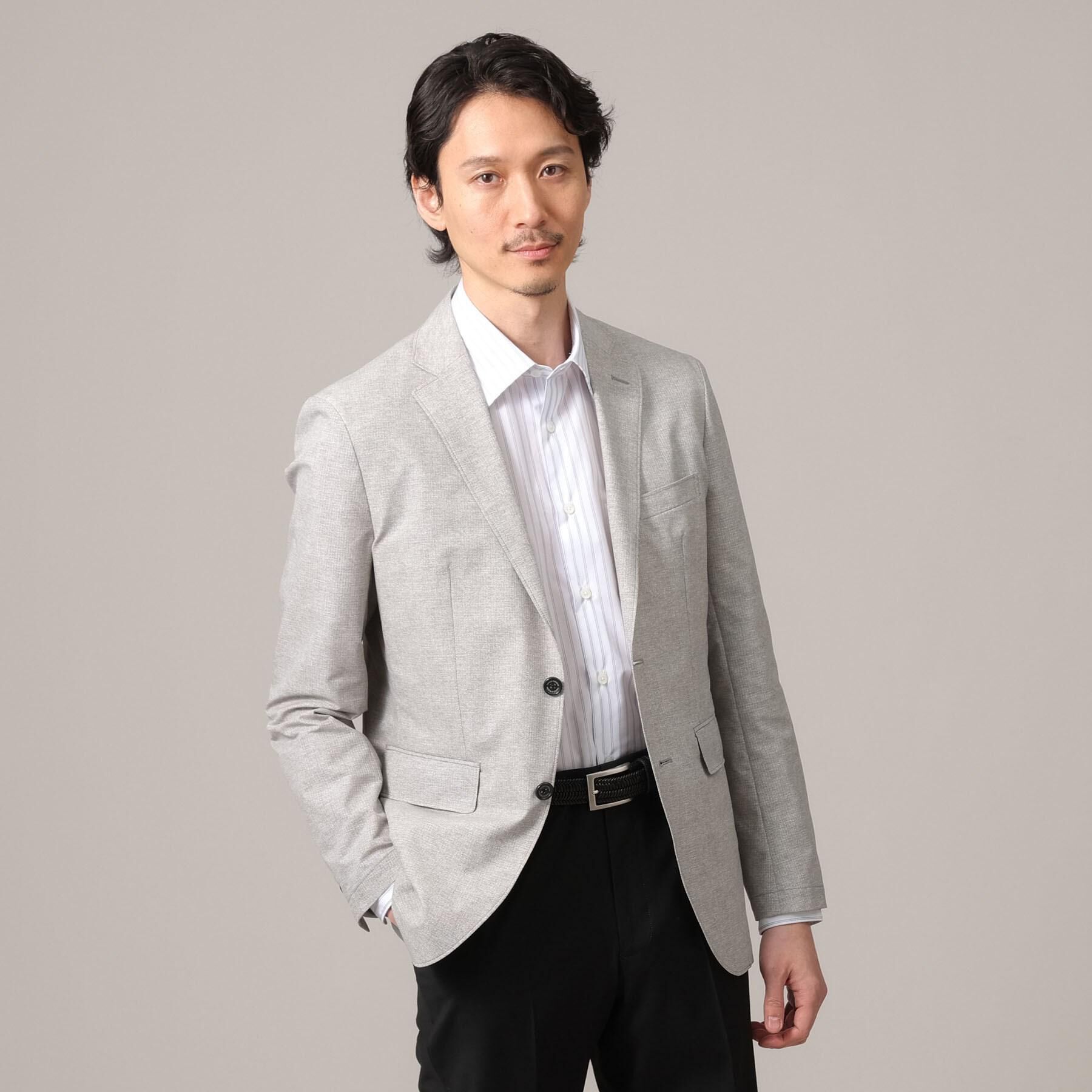 TAKEO KIKUCHI「【抗菌防臭】COOL DOTS（R）ドビープリント ジャケット」|テーラードジャケット|