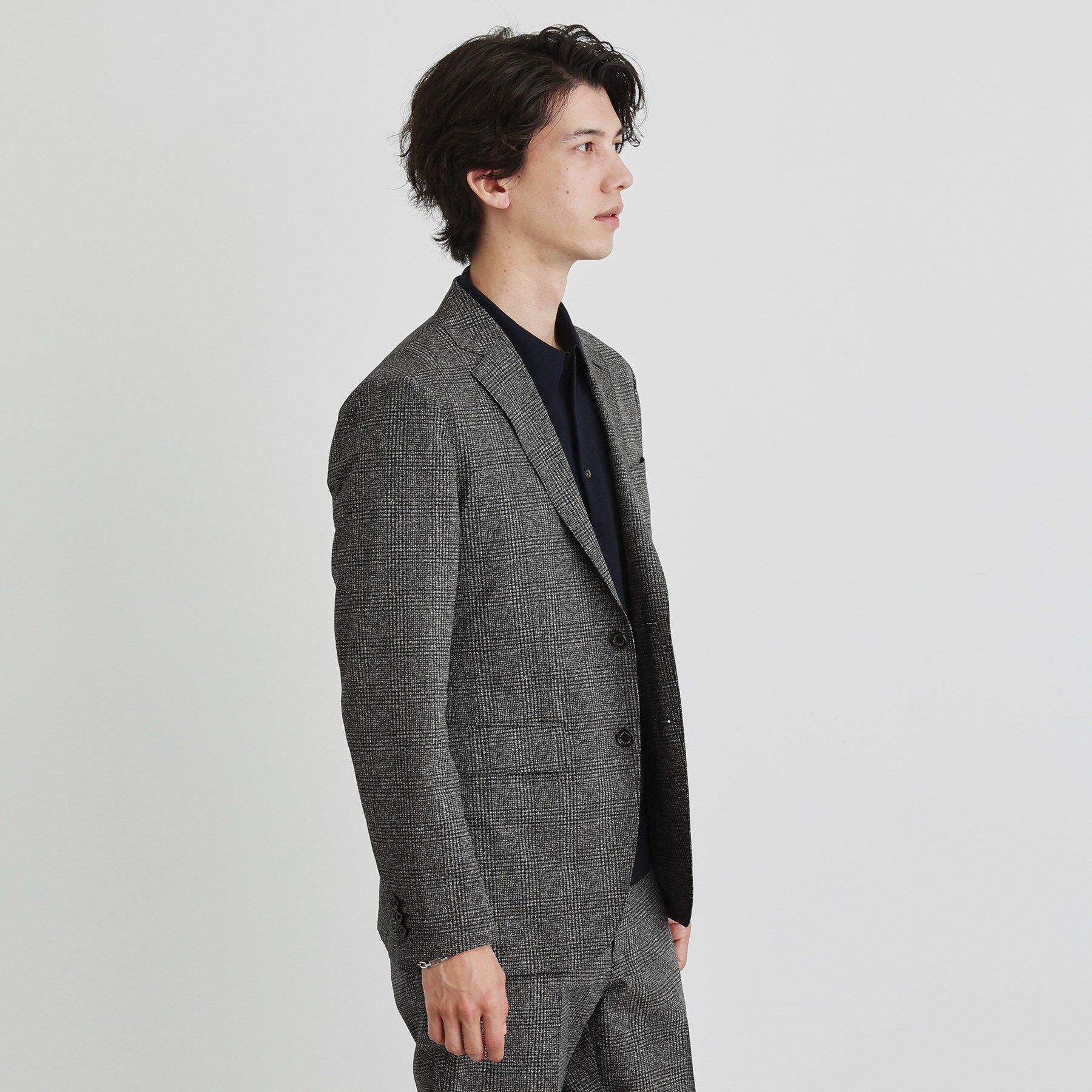 TAKEO KIKUCHI「【抗菌防臭】COOL DOTS（R）ドビープリント ジャケット」|テーラードジャケット|