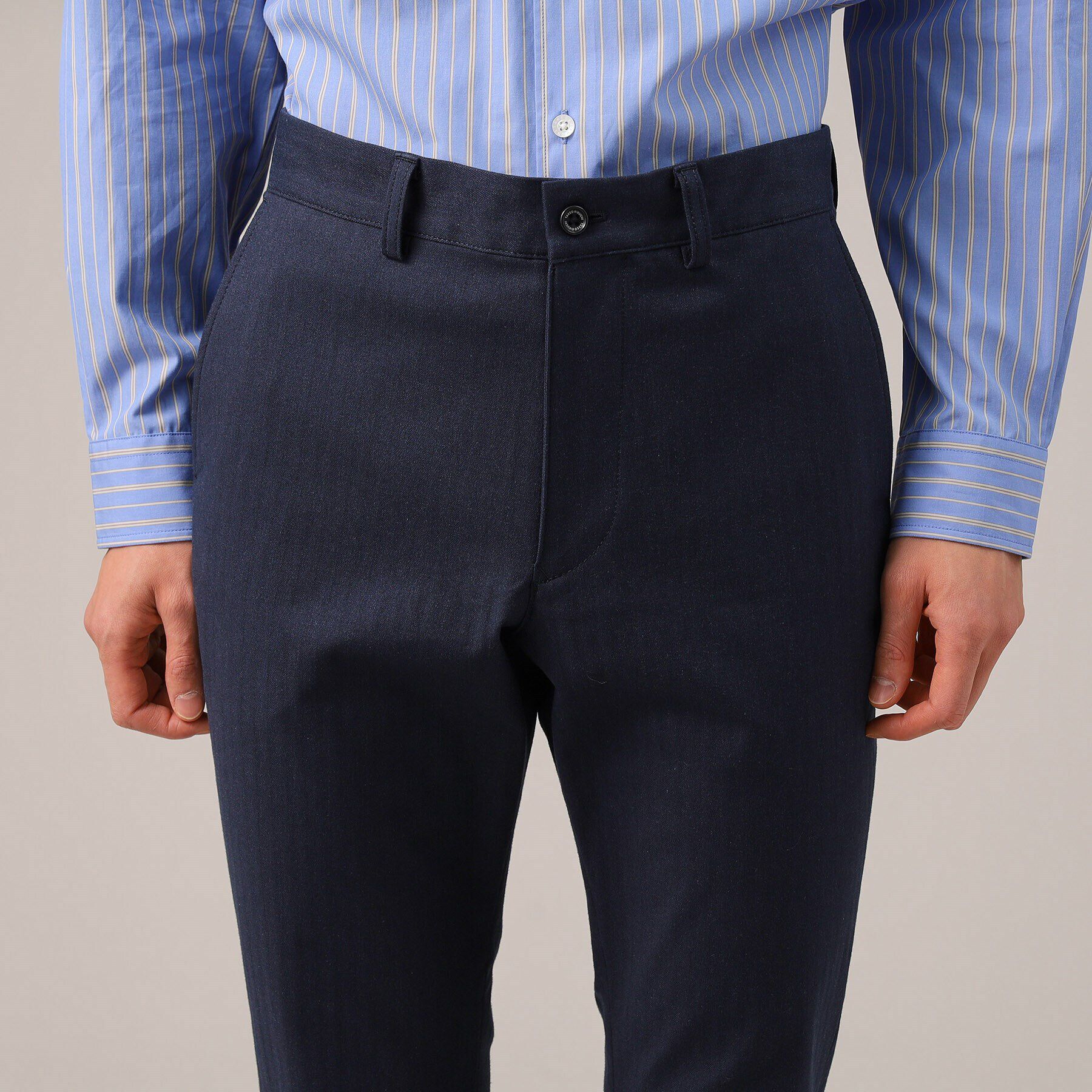 TAKEO KIKUCHI「【Made in JAPAN】播州織 ヘリンボン ストレート パンツ」|その他|