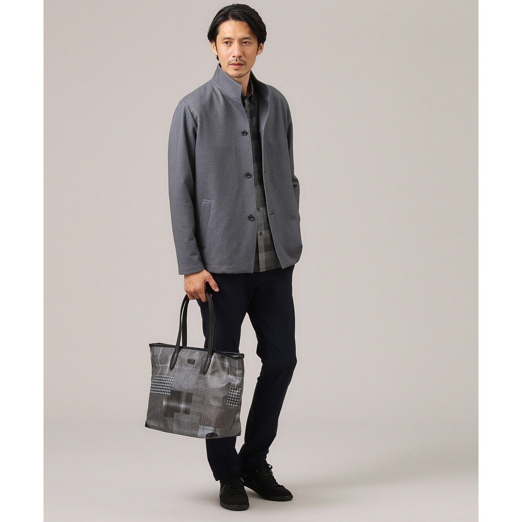 TAKEO KIKUCHI「【DOWN FABRIC】ダウンファブリック スタンドカラーブルゾン」|ブルゾン・スタジャン|