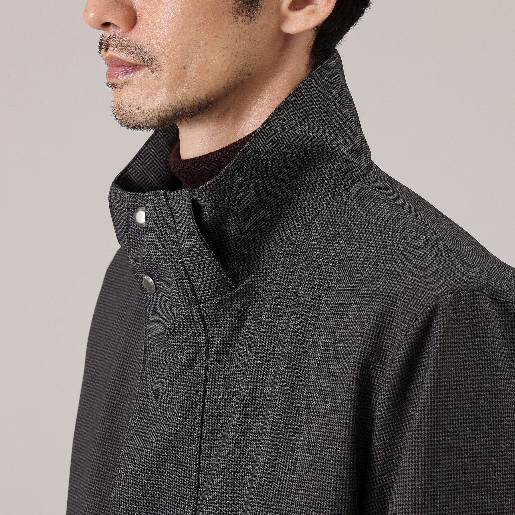 TAKEO KIKUCHI「【3WAY】ハウンズトゥース ダウンライナー コート」|その他|