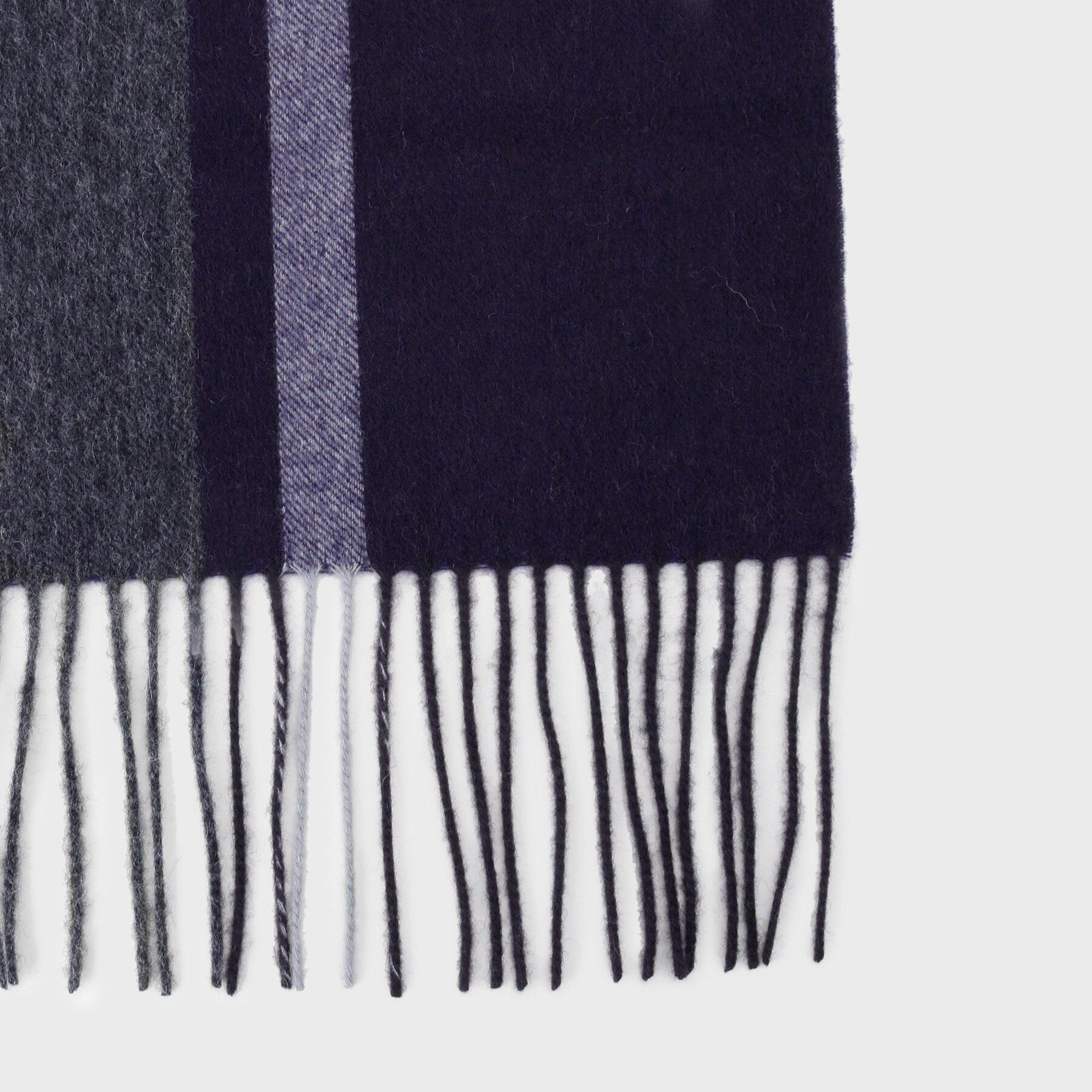 TAKEO KIKUCHI「【ラッピング巾着セット】カシミヤブレンドパネルマフラー」|ストール|