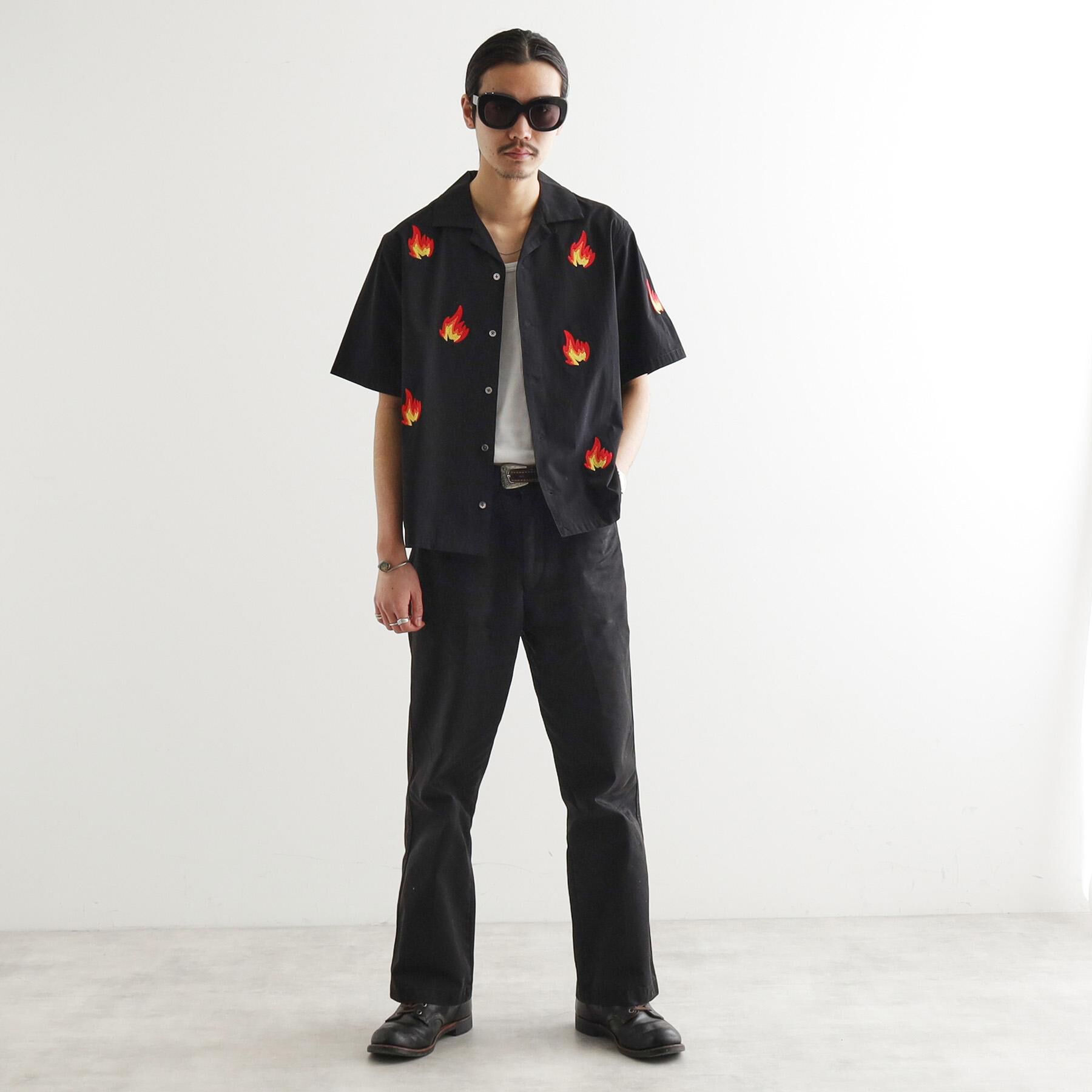 tk.TAKEO KIKUCHI「K&rsquo;PJT by AYUTA 『炎刺繍シャツ』」|シャツ・ブラウス|