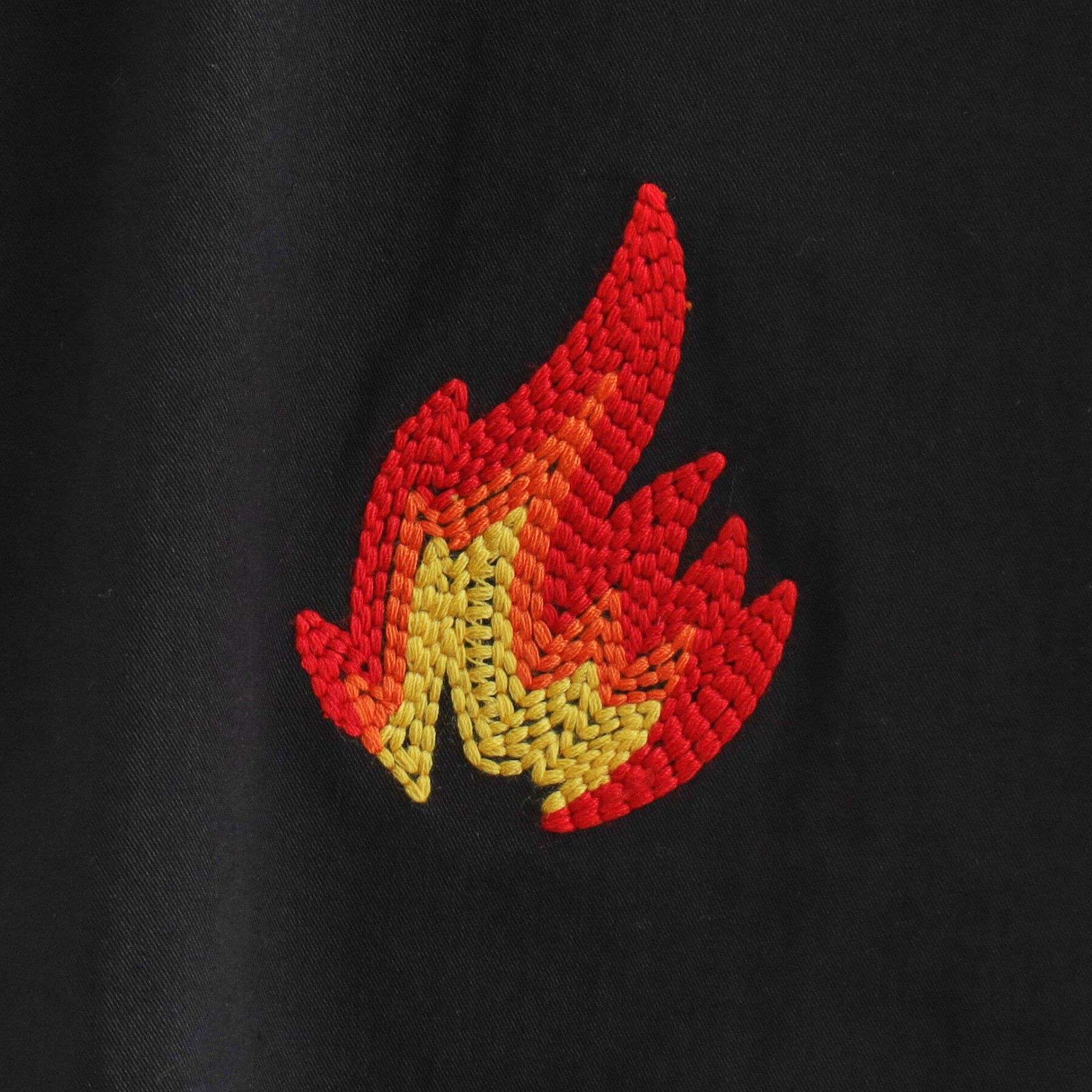 tk.TAKEO KIKUCHI「K&rsquo;PJT by AYUTA 『炎刺繍シャツ』」|シャツ・ブラウス|