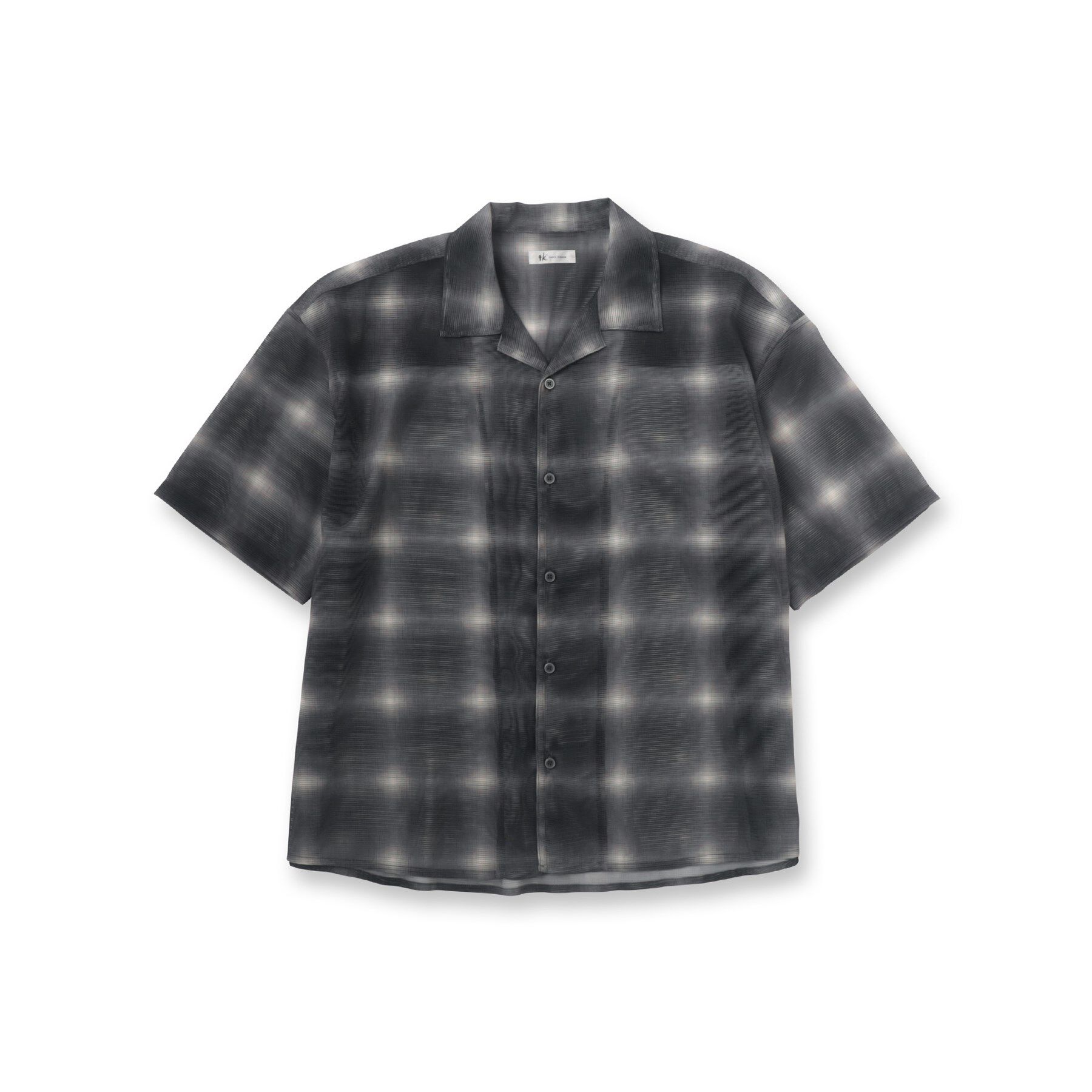 tk.TAKEO KIKUCHI「メッシュオンブレーチェックシャツ」|シャツ・ブラウス|